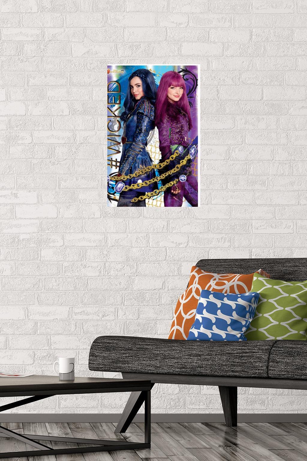 Trends International Disney Descendants 2 - Wicked Wall Poster, 14.725'' X 22.375'', Premium Unframed Version