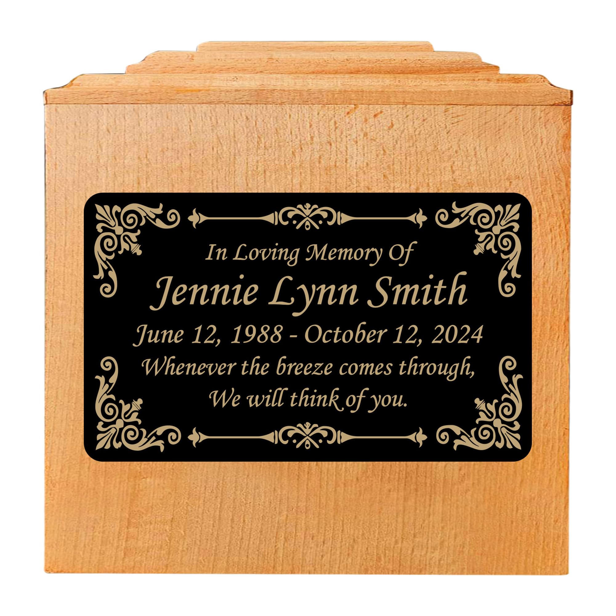 Beautifully Engraved Plaque, Plate, Name Plate in Black and Gold - 4.5 x 2.5 and More Sizes