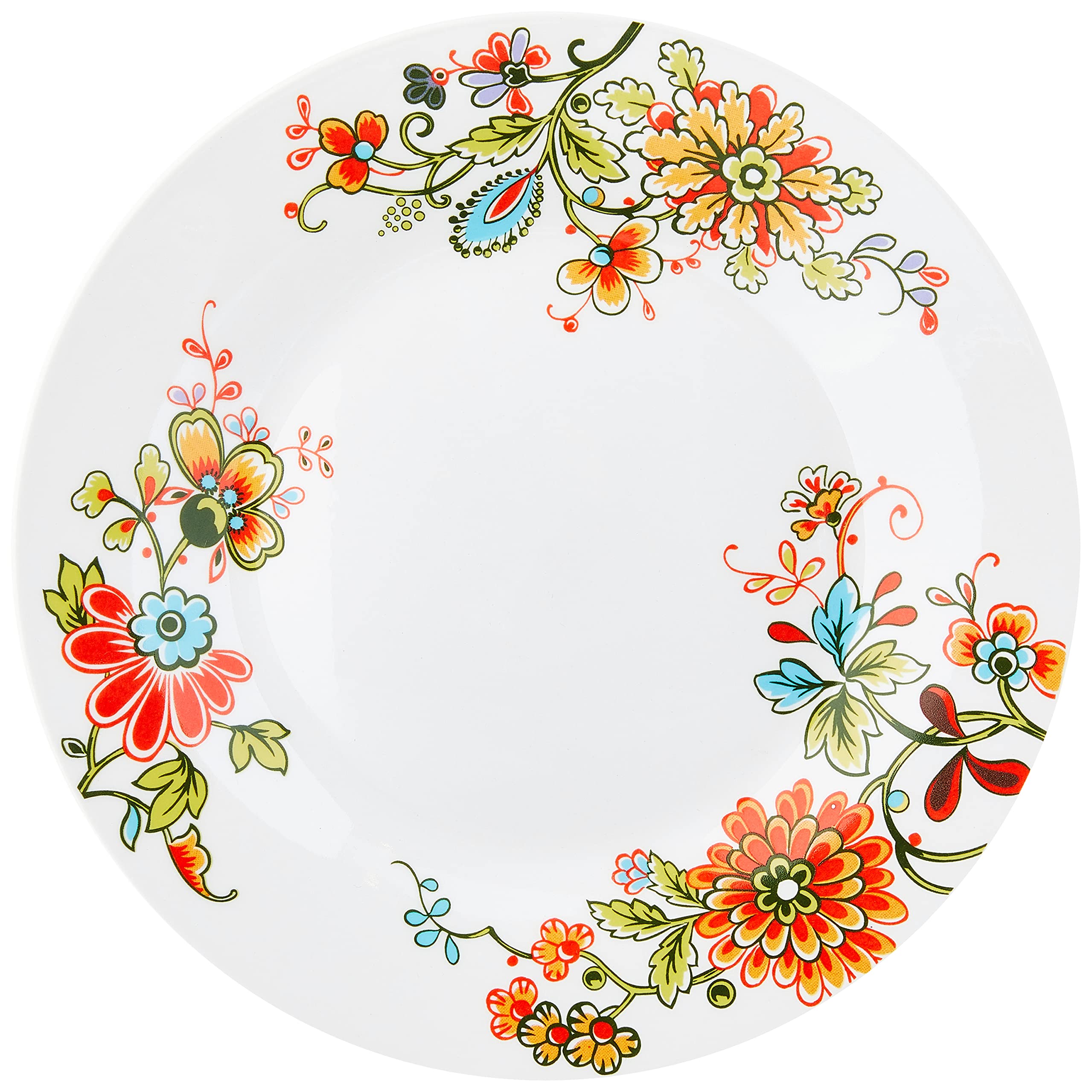 Gibson Home Doraville Round Dinnerware Set, Service for 4 (16) Piece, White/Specks