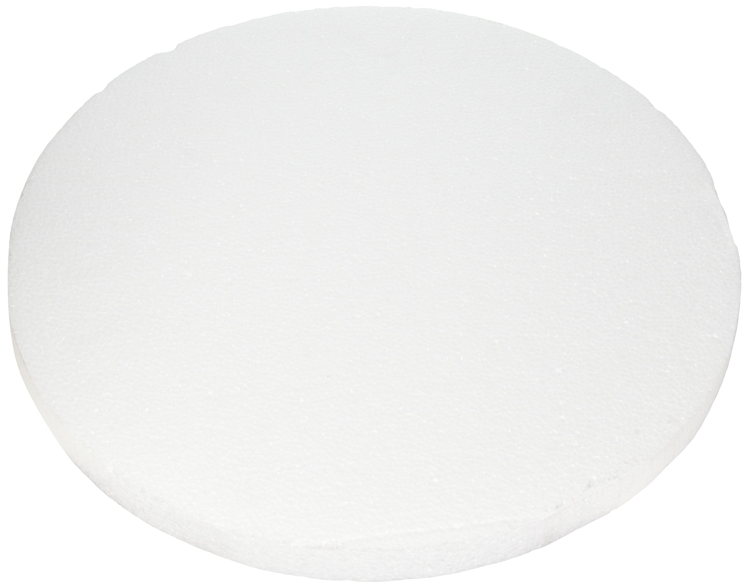 Oasis Supply Dummy Round Cake, 14 x 1, White