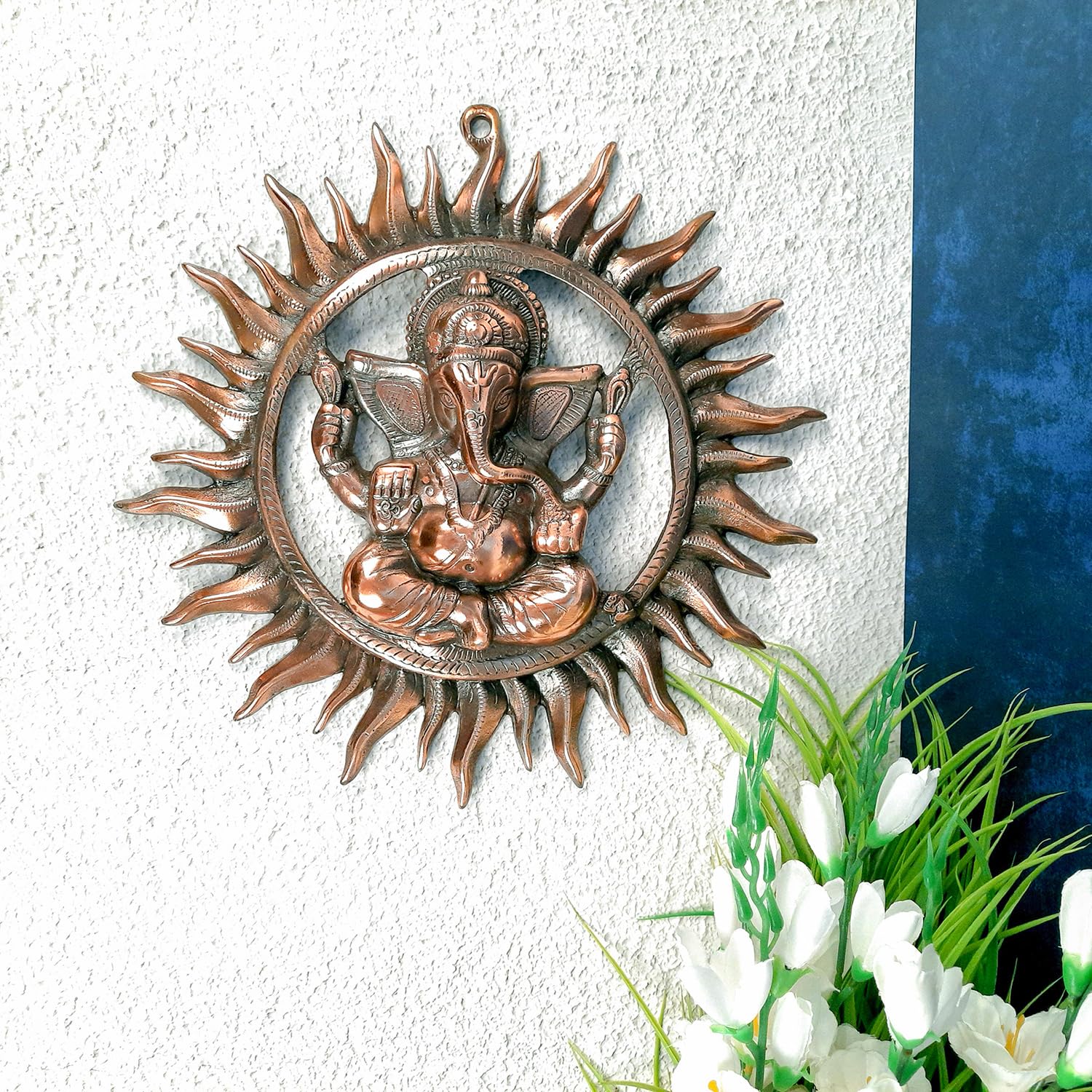 Apka Mart The Online Shop Ganesh Wall Hanging | Lord Ganesha Wall Decor - For Puja, Home & Entrance |Religoius Wall Art For Livi