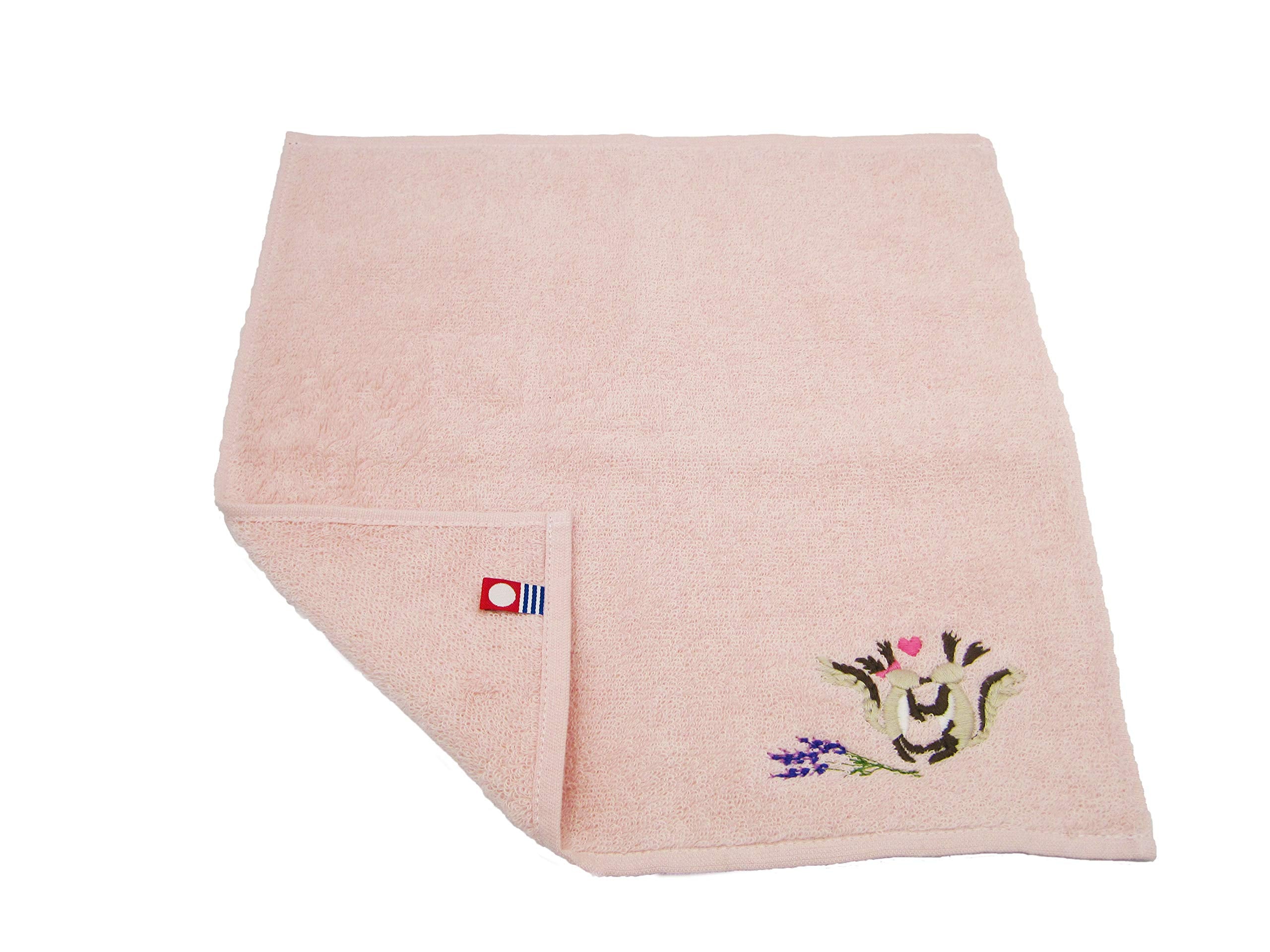 Imabari Towel Ezo-Risu Monogatari Towel Handkerchief Hand Towel 10.6'' X 10.0'' - Made In Japan (3 Color Set)