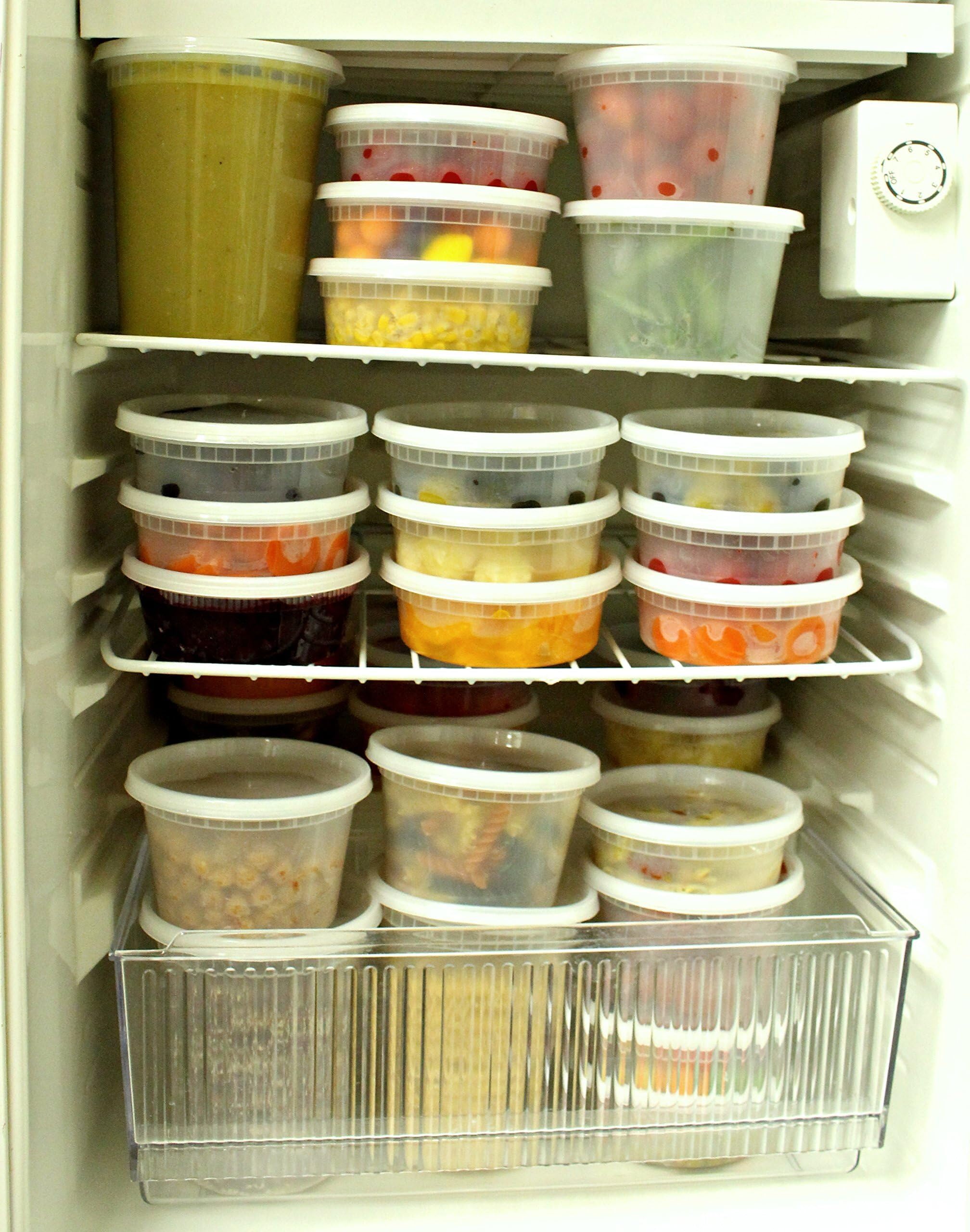 Party Bargains 36-Pack Food Containers With Lids - 8Oz, 16Oz, And 32Oz Combo Deli Containers For Food, Temperature Resilient, Le