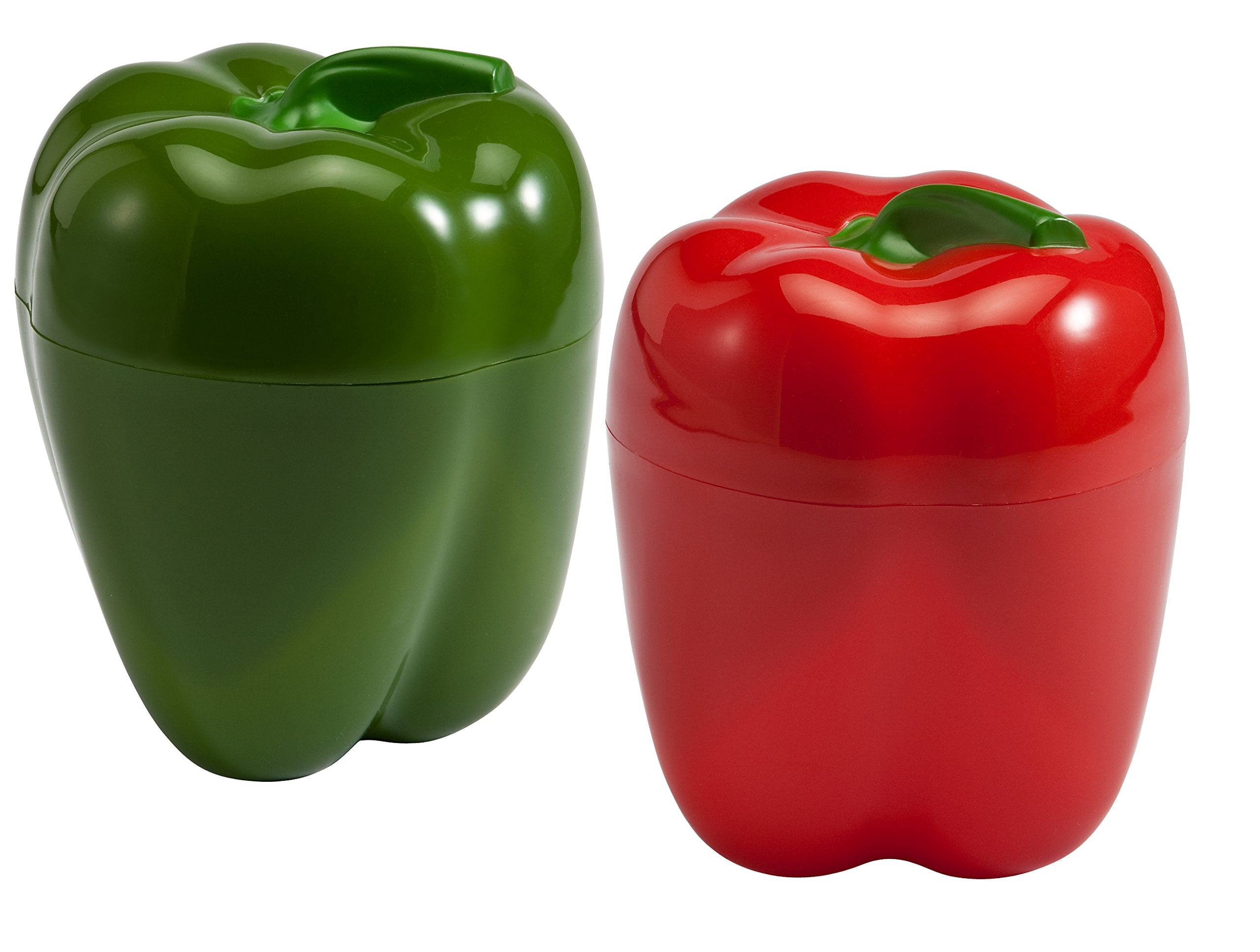 Hutzler Pepper Savers Set - Green Pepper And Red Pepper Savers