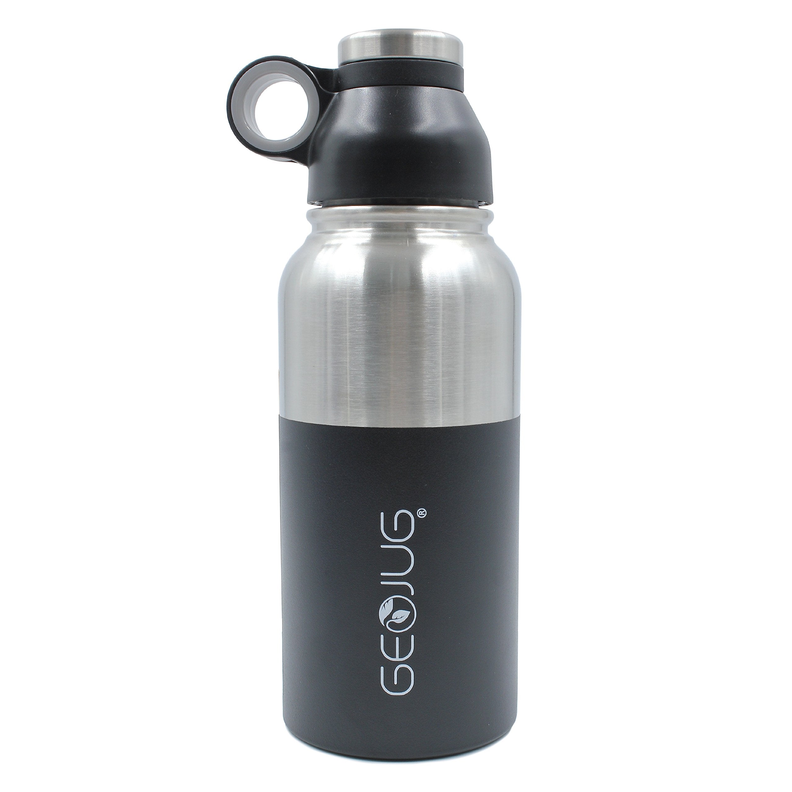 Brentwood Geojug G-1032Bk Water Bottle Stainless Steel Vacuum Insulated,32 Oz,Black