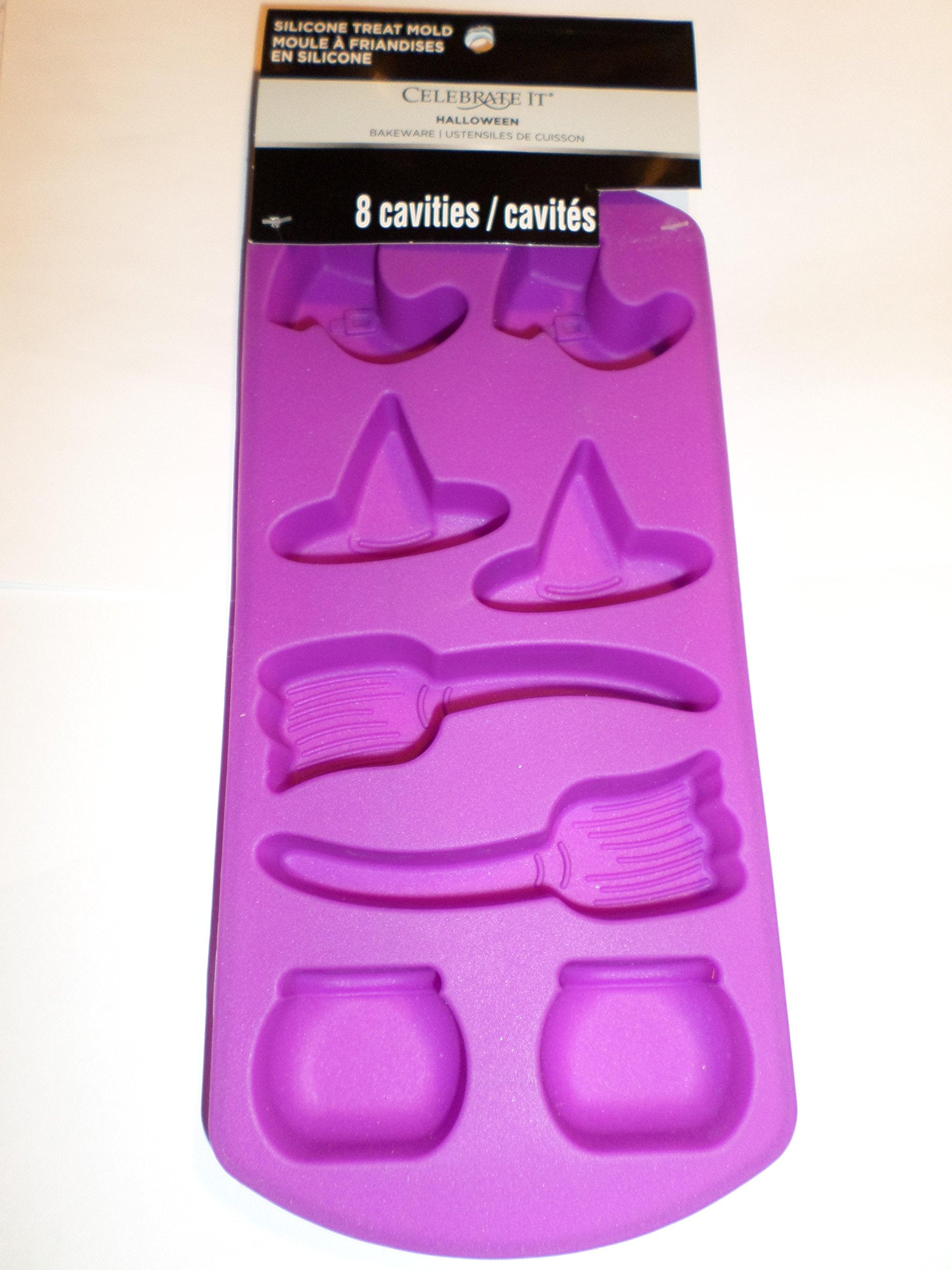 Celebrate It Silicone Treat Mold - Halloween - Witch - 8 Cavities
