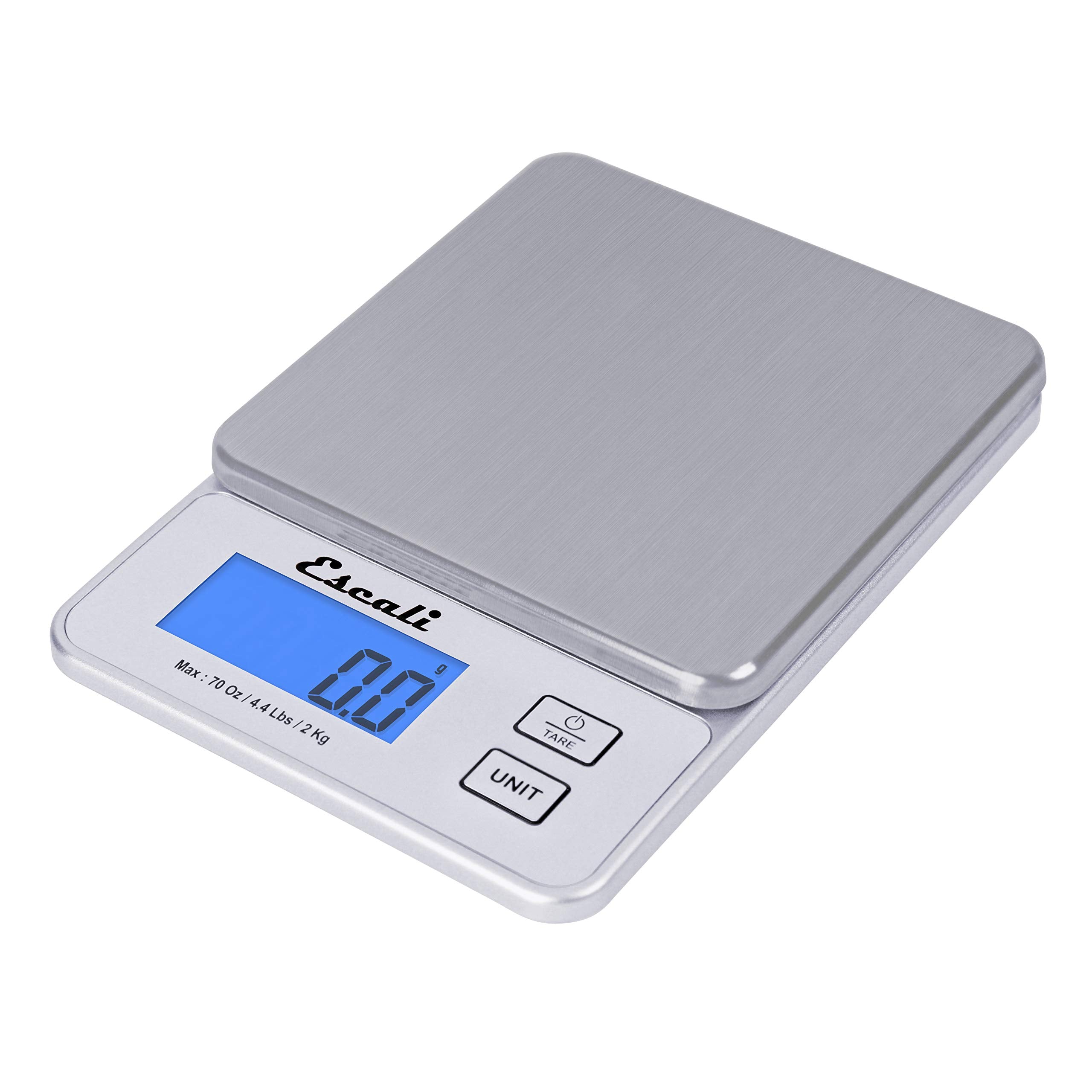 Escali Vera Pr2000S Compact High Precision Kitchen/Baking/Herb Scale, Measures Liquid And Dry Ingredients, Lcd Digital Display,