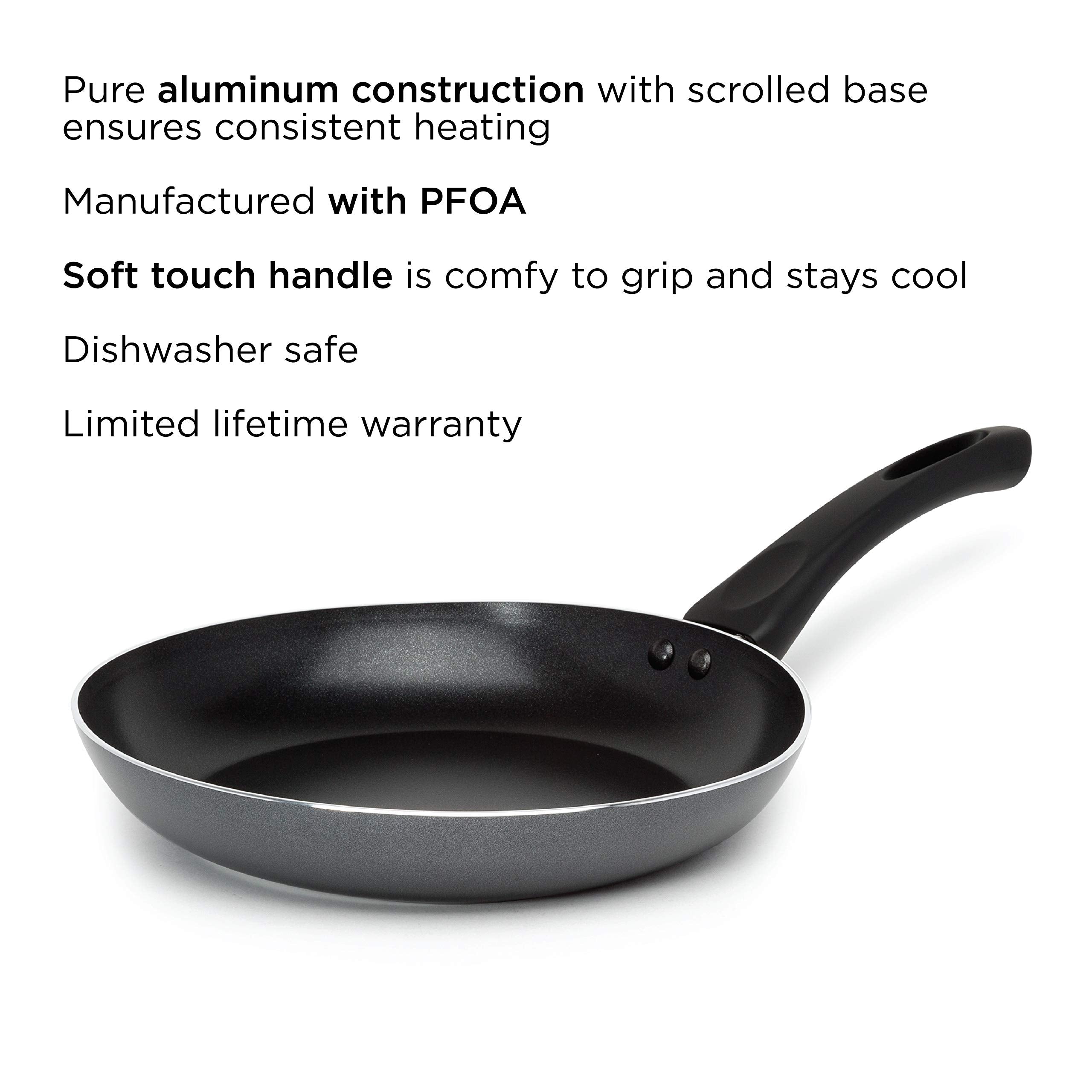 Ecolution Elements Non-Stick Dishwasher Safe, Scratch Resistant, With Easy Food Release Interior And Even Heating Base, 9.5 Inch