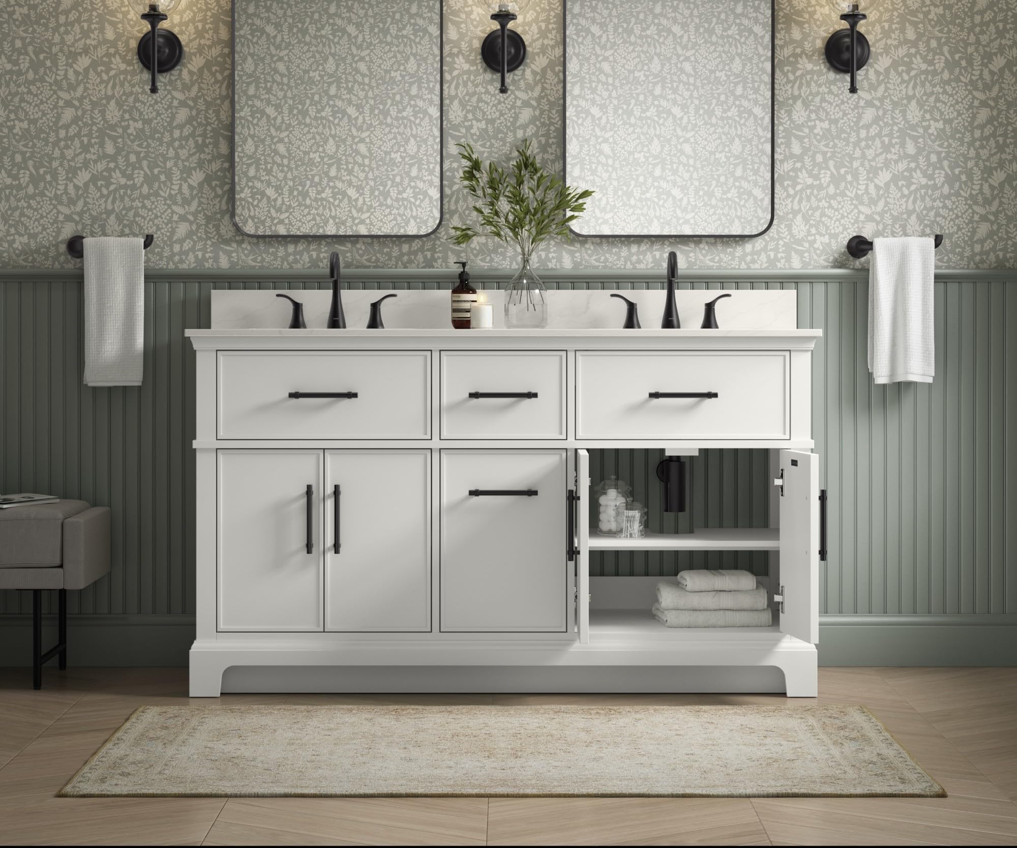 Kohler 27396-Bl Simplice Towel Arm, Includes Installation Hardware, Matte Black