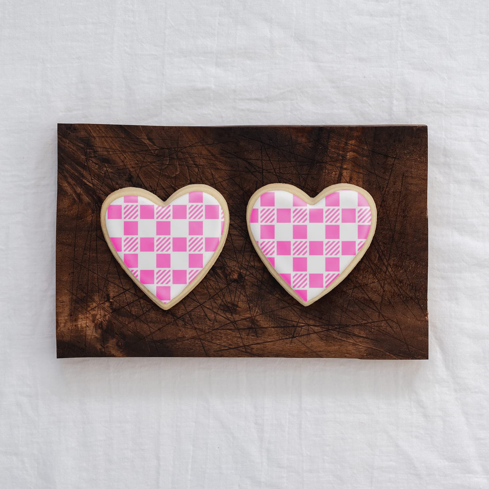 Buffalo Check Cookie Stencil - Easy-To-Use For Stunning Cookie Decorations: Simplifying Cookie Decorating