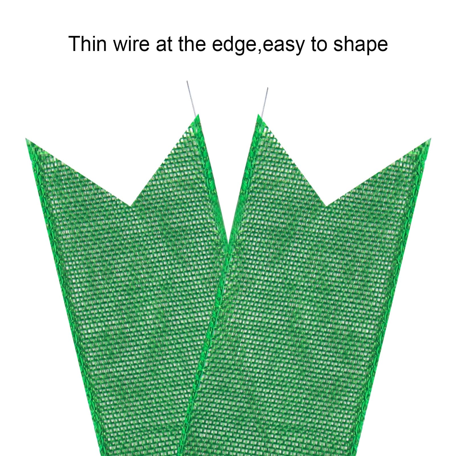 2 PCS Green St Patricks Day Wreath Bow Decor,St Patricks Day Tree Topper Bow Decorations,Decorative Bow with Green Burlap and Gl