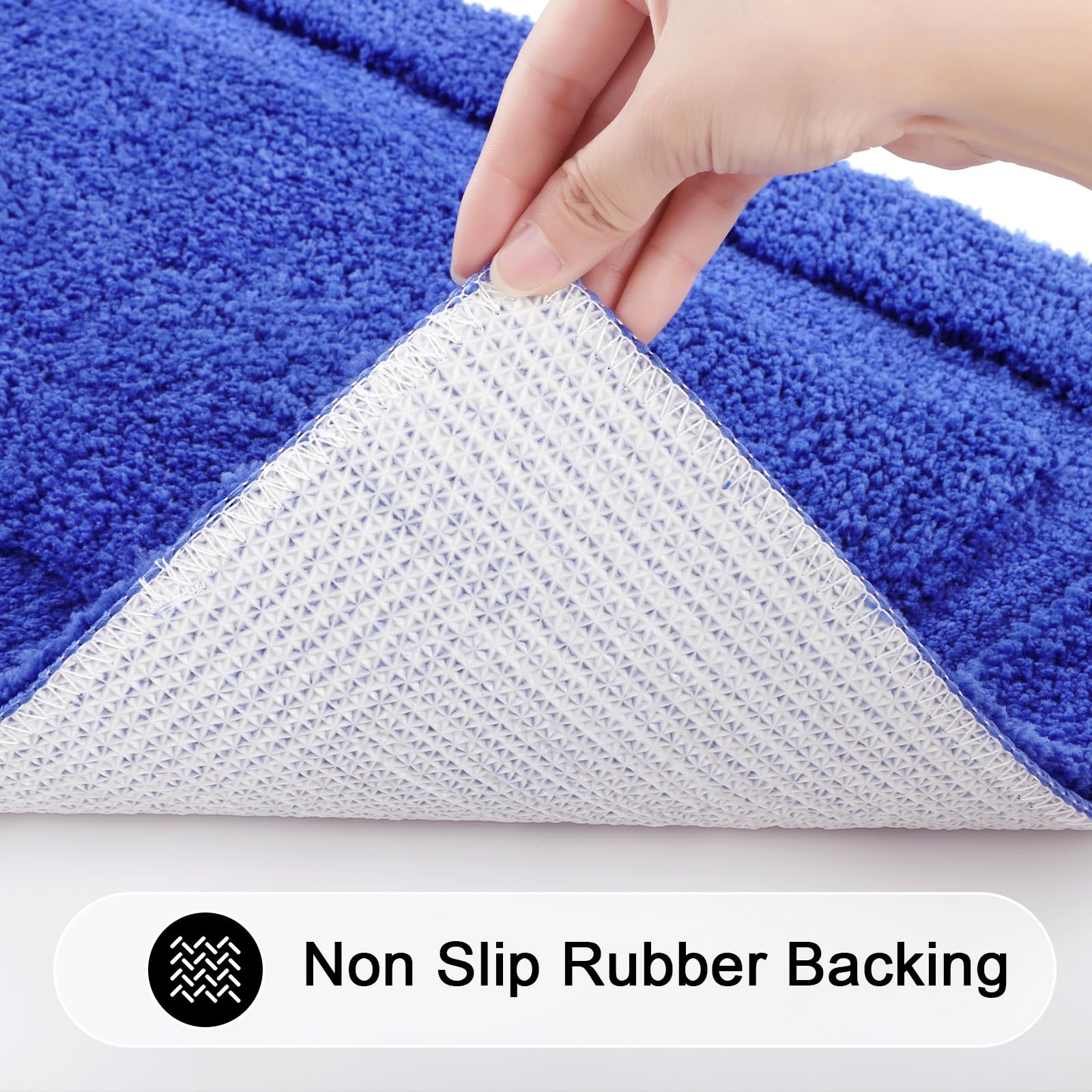 Shacos Super Soft Bathroom Rugs Set Of 2 Pieces 20X32 Inch Microfiber Bath Mat Non Slip Plush Bath Rug Absorbent Bathroom Carpet