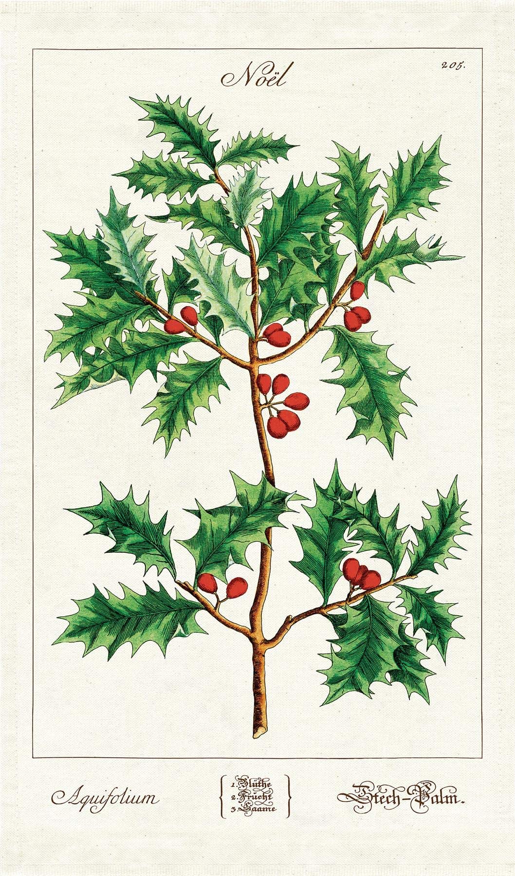 Holly Tea Towel