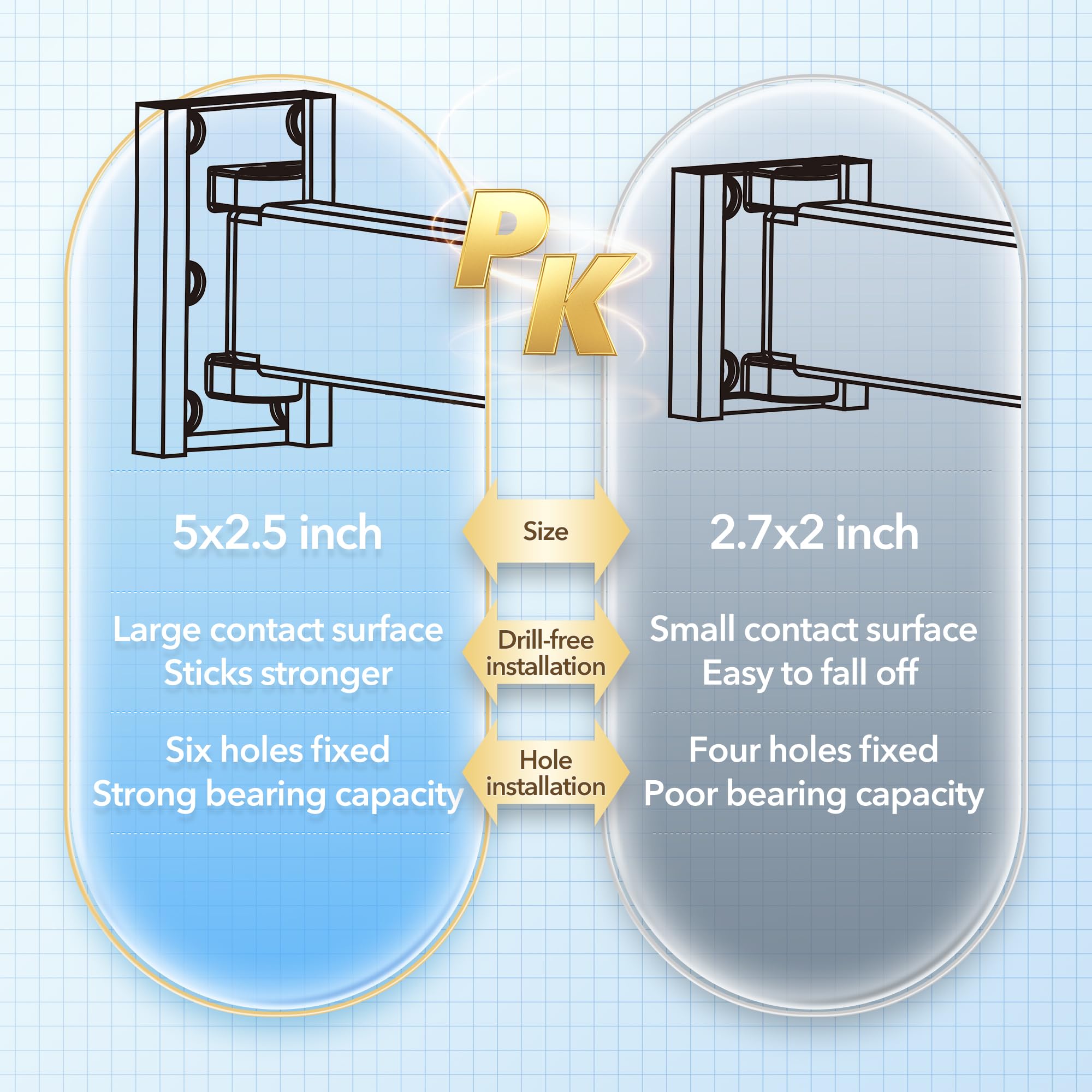 HEILAIYI Clothes Drying Rack for Laundry Wall Mounted Clothes Hanger Rack Folding Retractable Collapsible(J Shape Hooks)