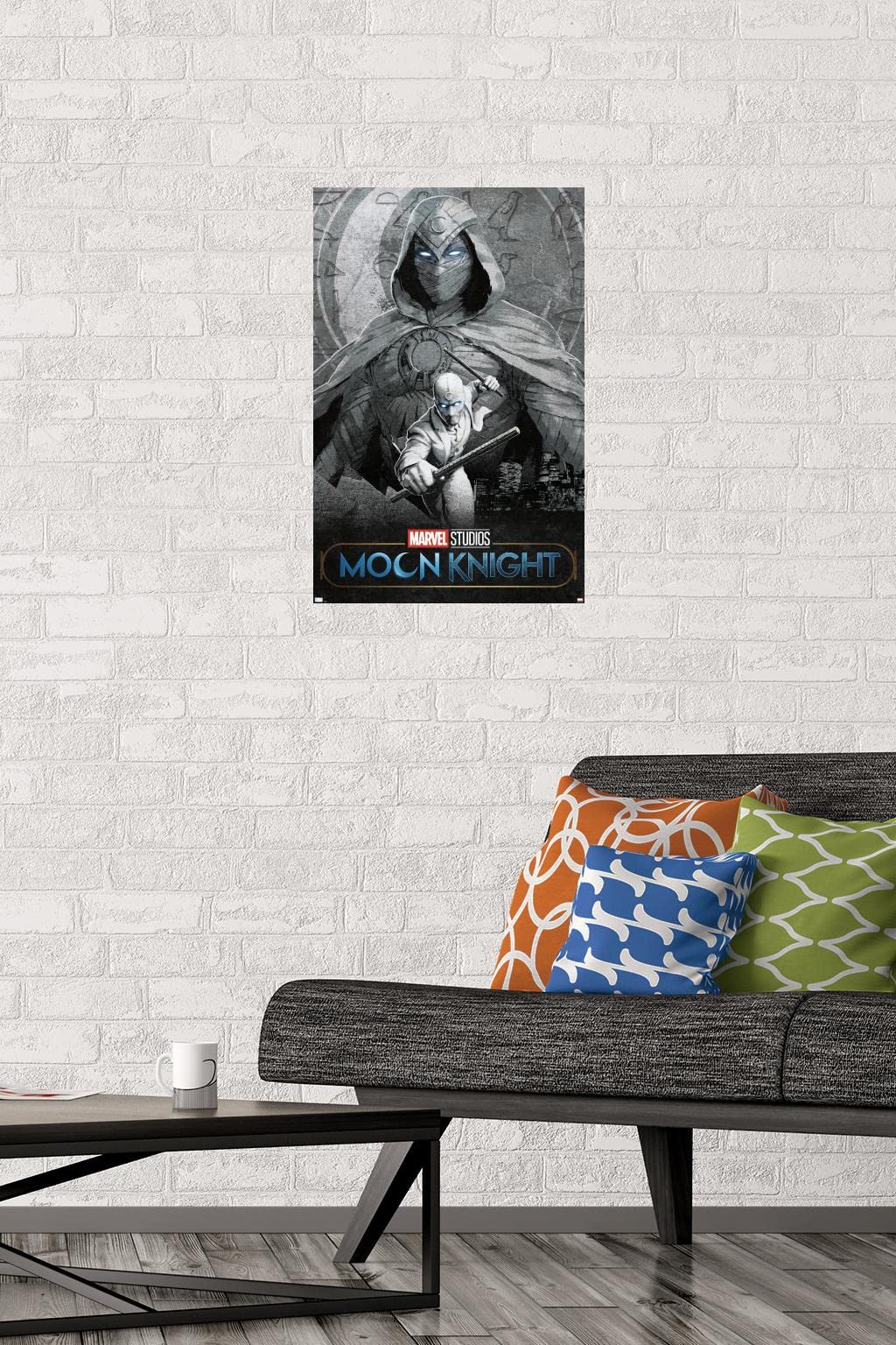 Trends International Marvel Moon Knight - Teaser Wall Poster, 14.725'' X 22.375'', Premium Unframed Version