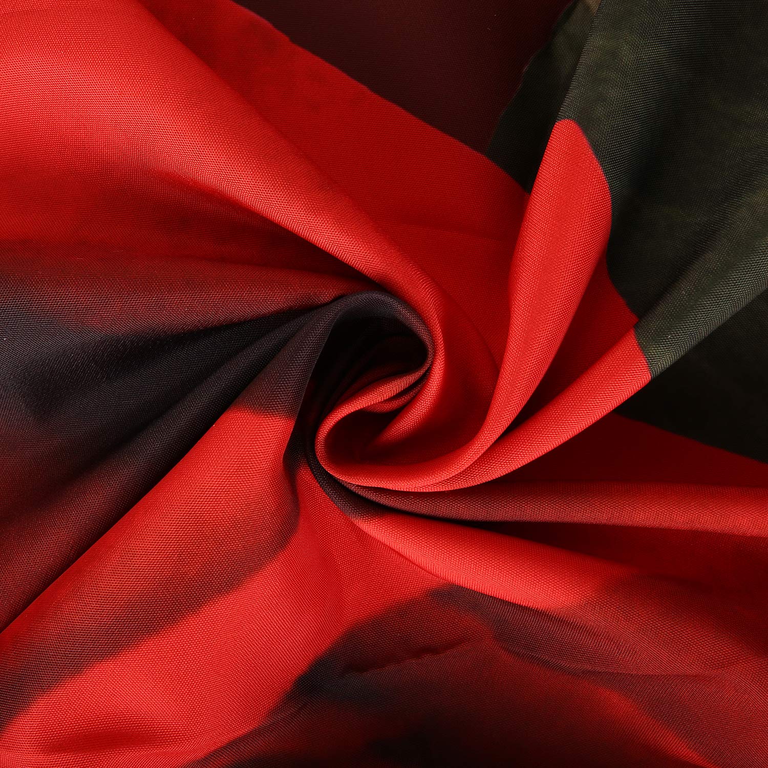 Livilan Red Shower Curtain For Bathroom Rose Shower Curtain Black And Red Shower Curtains Red Rose Shower Curtain With Hooks Bla