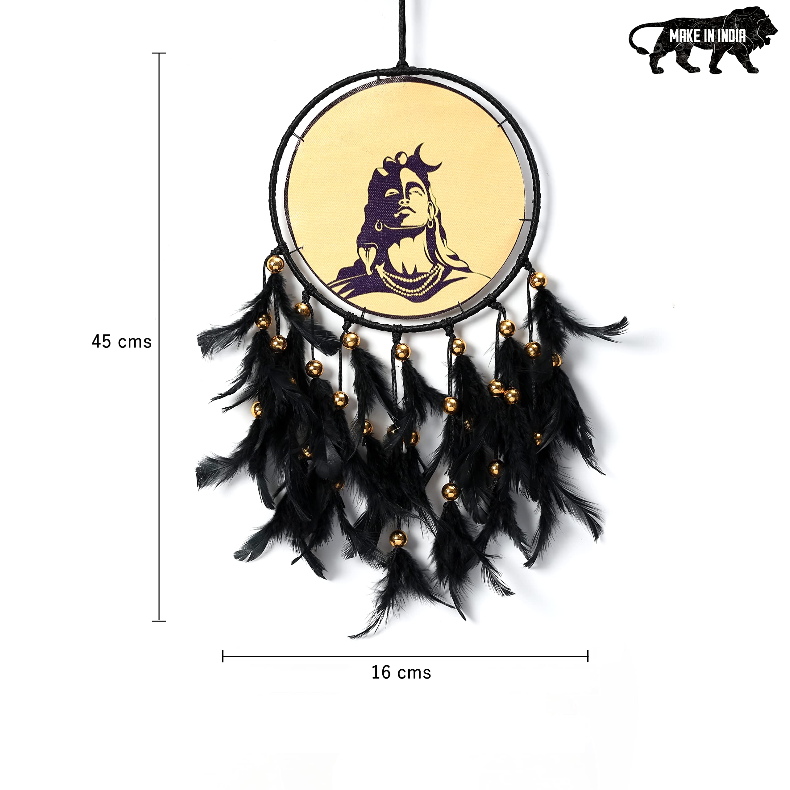 Duli Dream Catcher Handmade Tree Of Life Canvas Dreamcatcher For Bedrooms Office Balcony Outdoors Garden Car Hanging, 49Cm, Drea