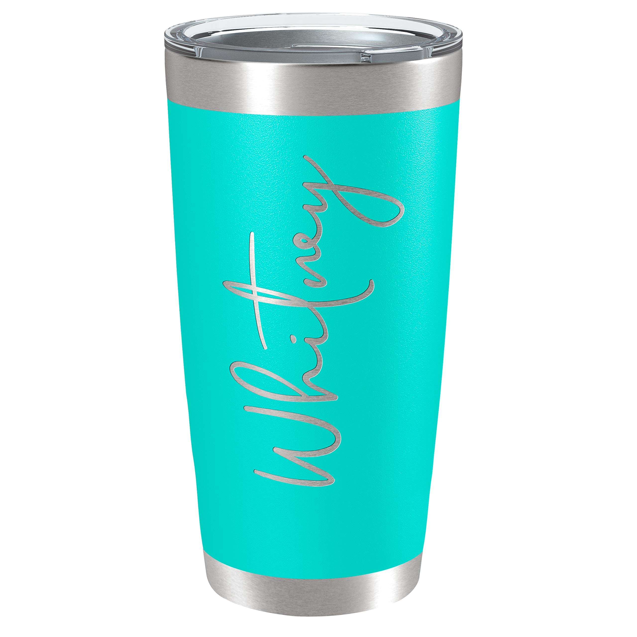 Personalized Tumblers, Stainless Steel 20 Oz Tumbler W/Lid I Personalized Cups Double Walled Insulated Coffee Cup For Travel - T