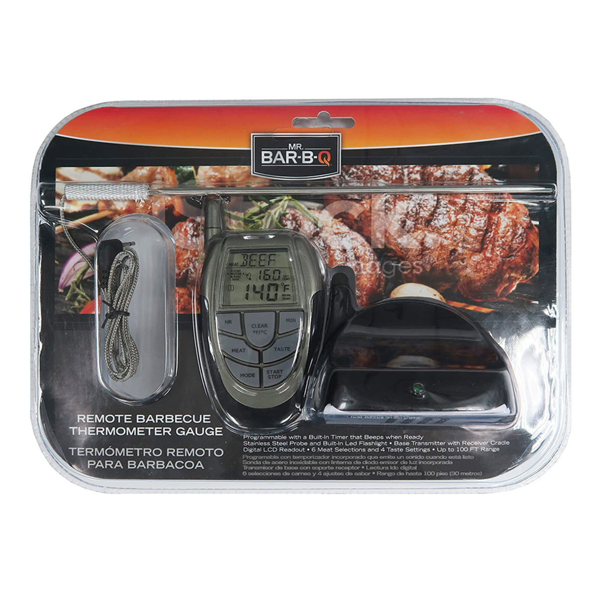 Mr. Bar-B-Q, Inc. 40145Y Remote Digital Meat Temperature Gauge