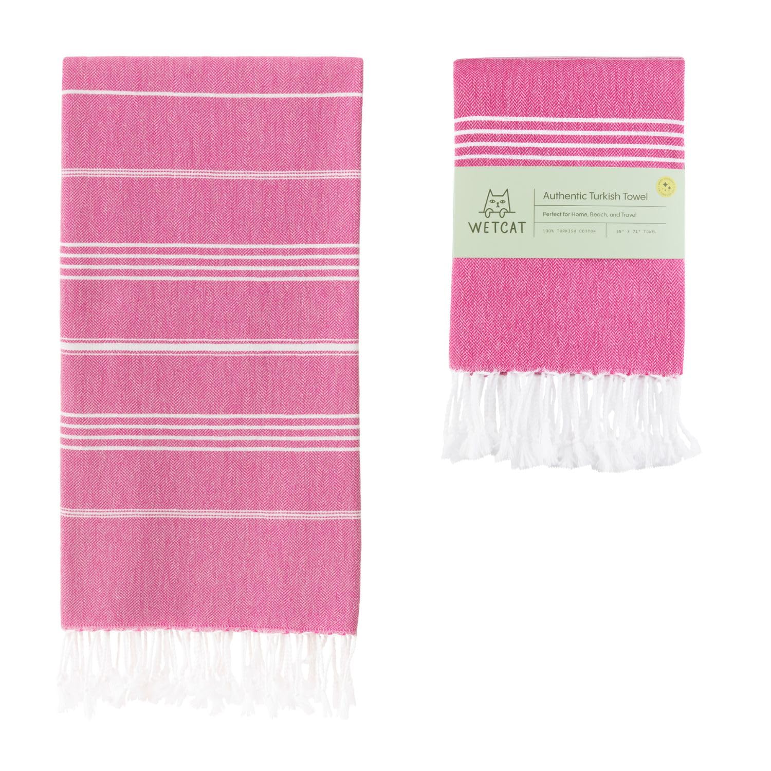 Wetcat Turkish Beach Towel Oversized 38X71 100 Cotton Sand Free Quick Dry Towel Extra Large Turkish Towel Light Travel Towel For