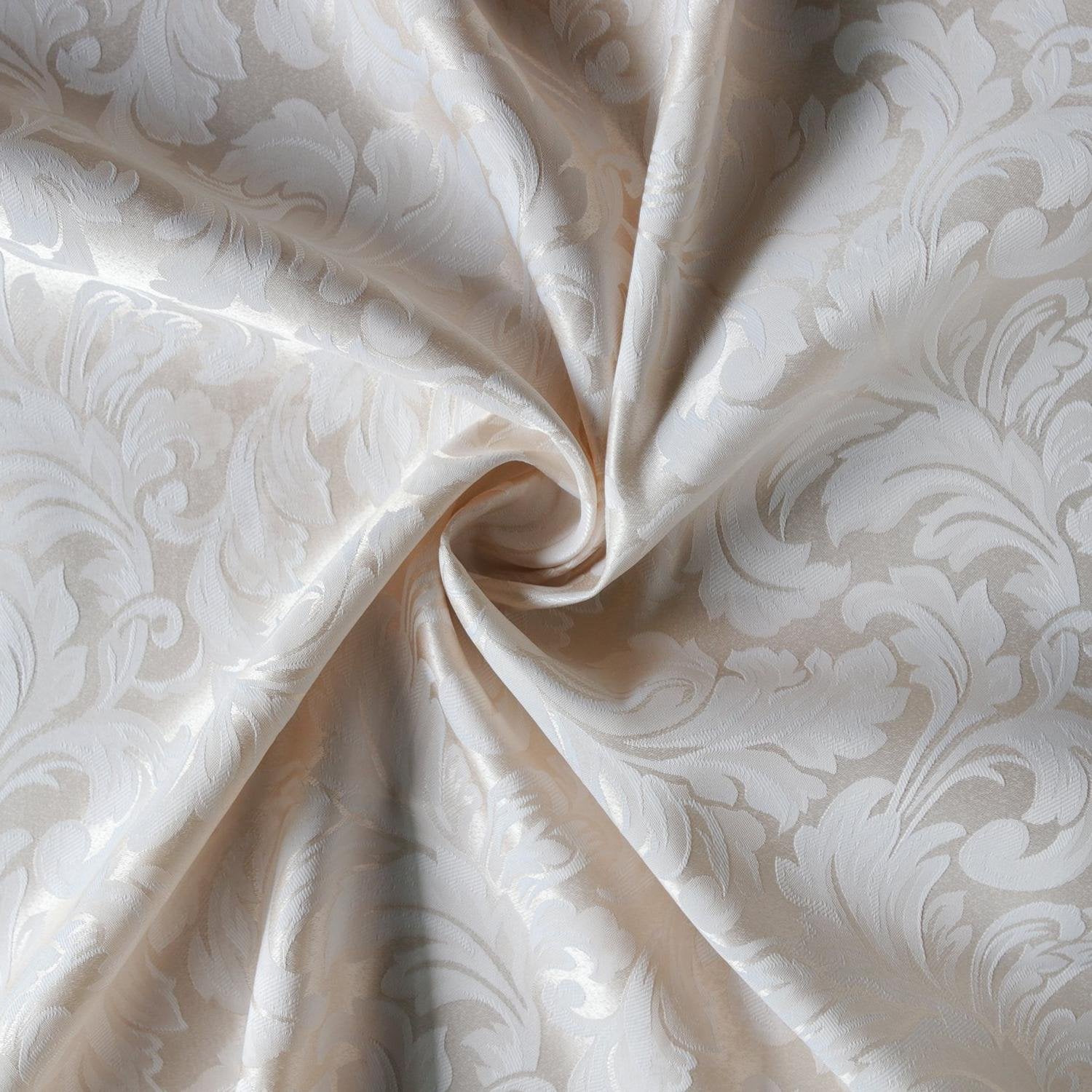 Tektrum Heavy Duty 60 X 102 Inch Rectangular Damask Jacquard Tablecloth Table Cover - Waterproof/Spill Proof/Stain Resistant/Wri