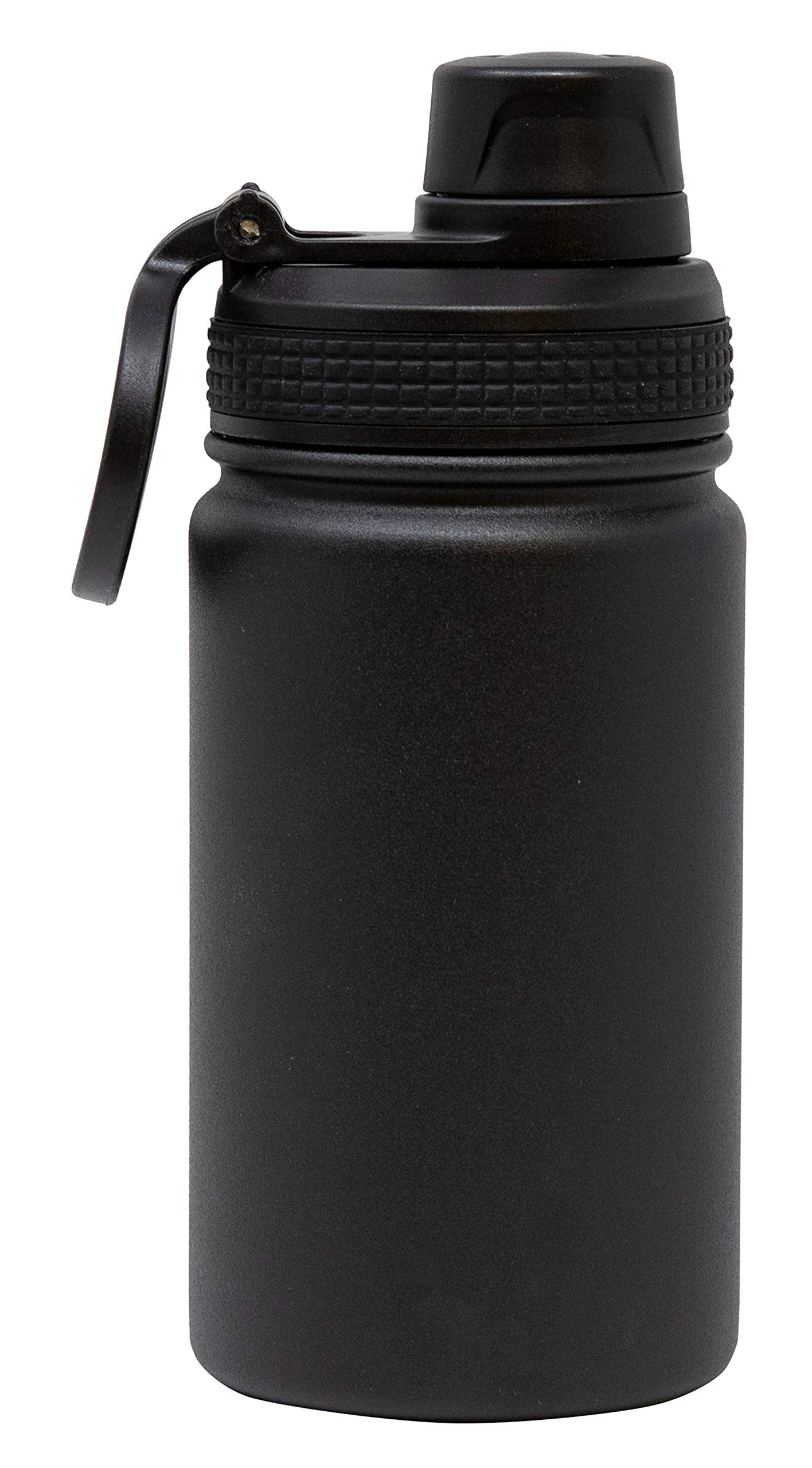 Mira 12 Oz Stainless Steel Water Bottle - Metal Thermos Flask Keeps Cold For 24 Hours, Hot For 12 Hours - Wide Mouth  Double Wal