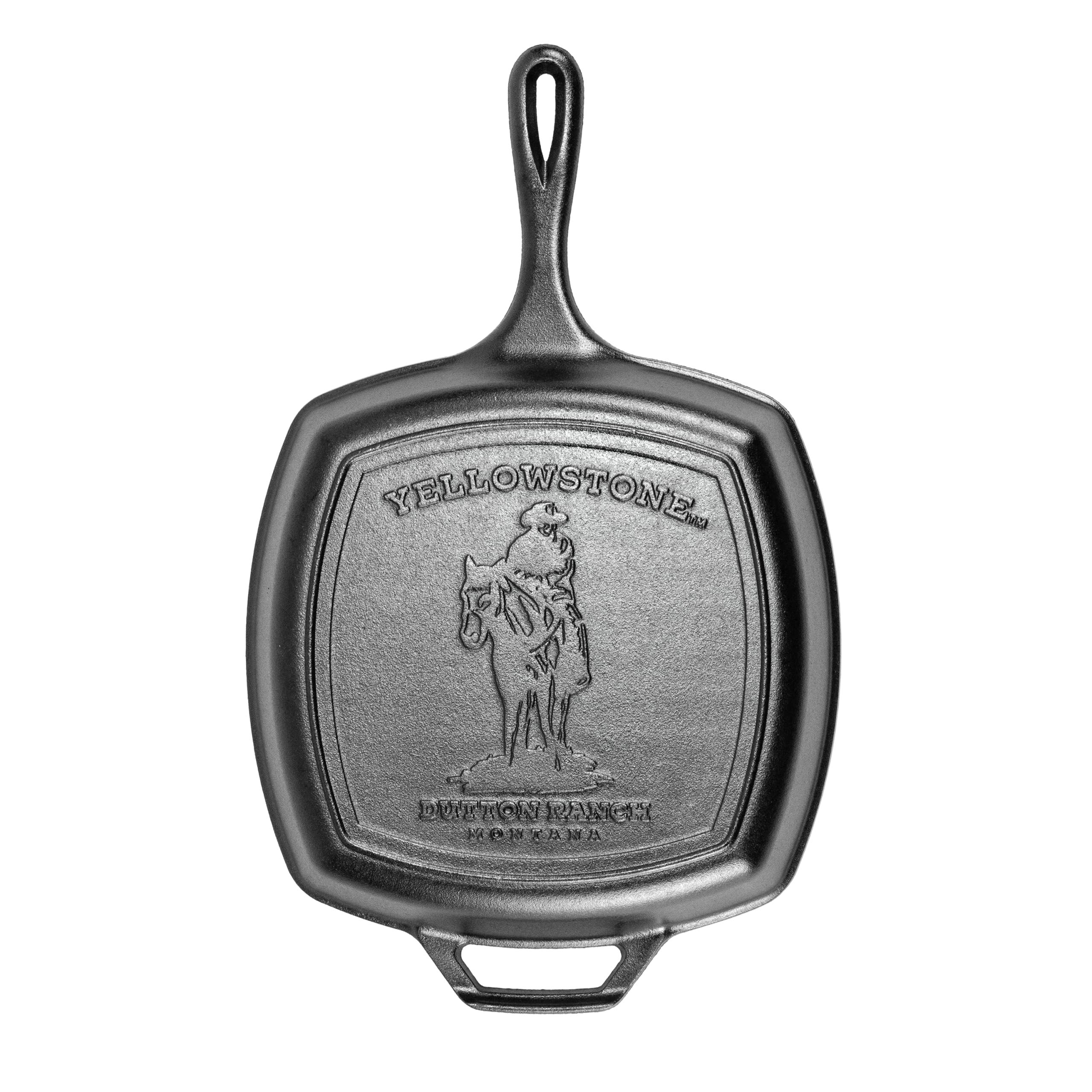 Lodge Yellowstone - 10.5 Square Grill Pan, Cowboy on Horseback