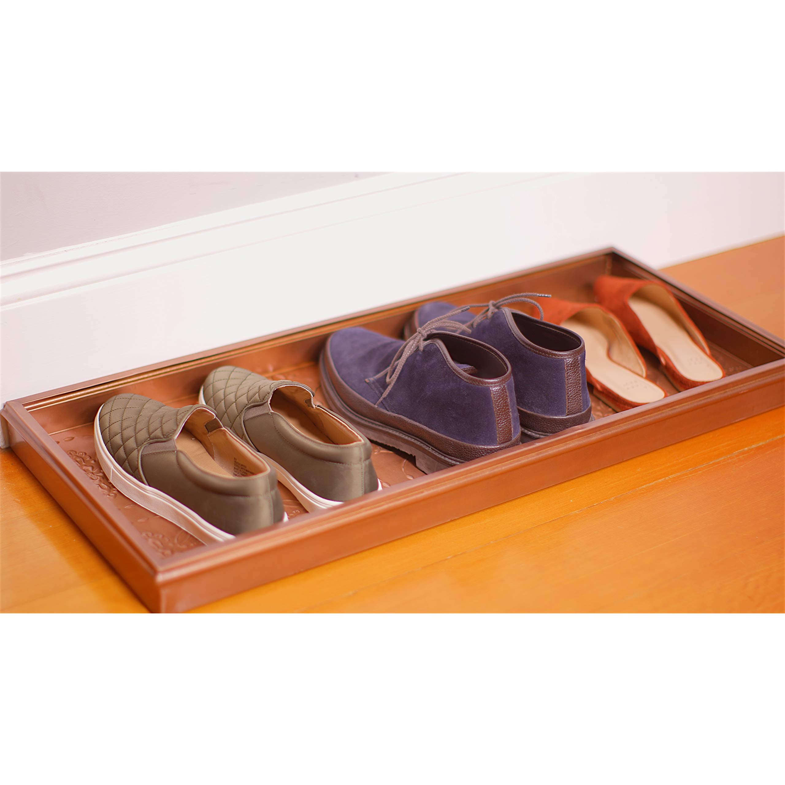 Good Directions 204Vb Medallions Tray, Plants, Pet Bowls, And More Boots, Shoes, Storage, And More, Copper Large