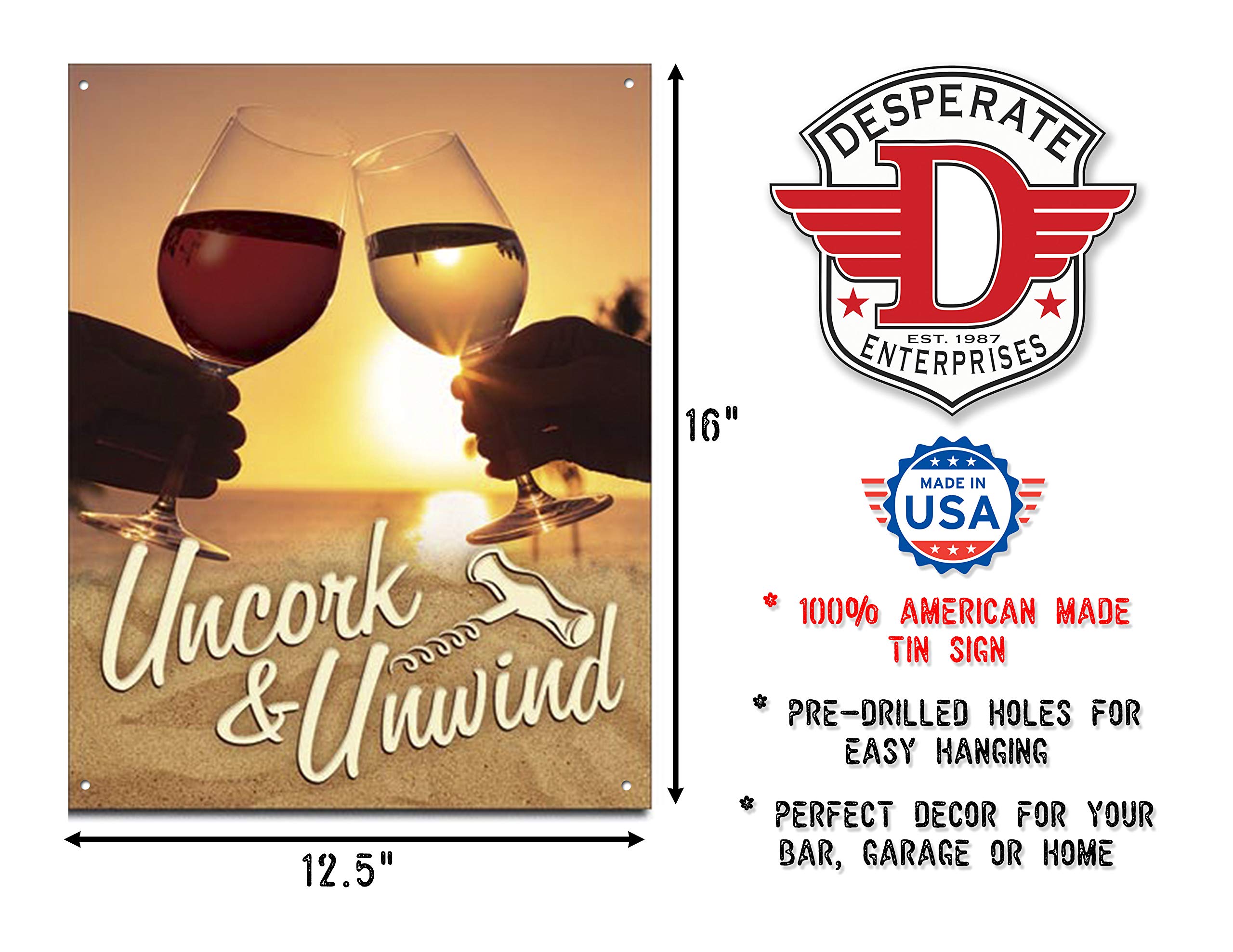 Desperate Enterprises These Colors Won't Run tin Sign