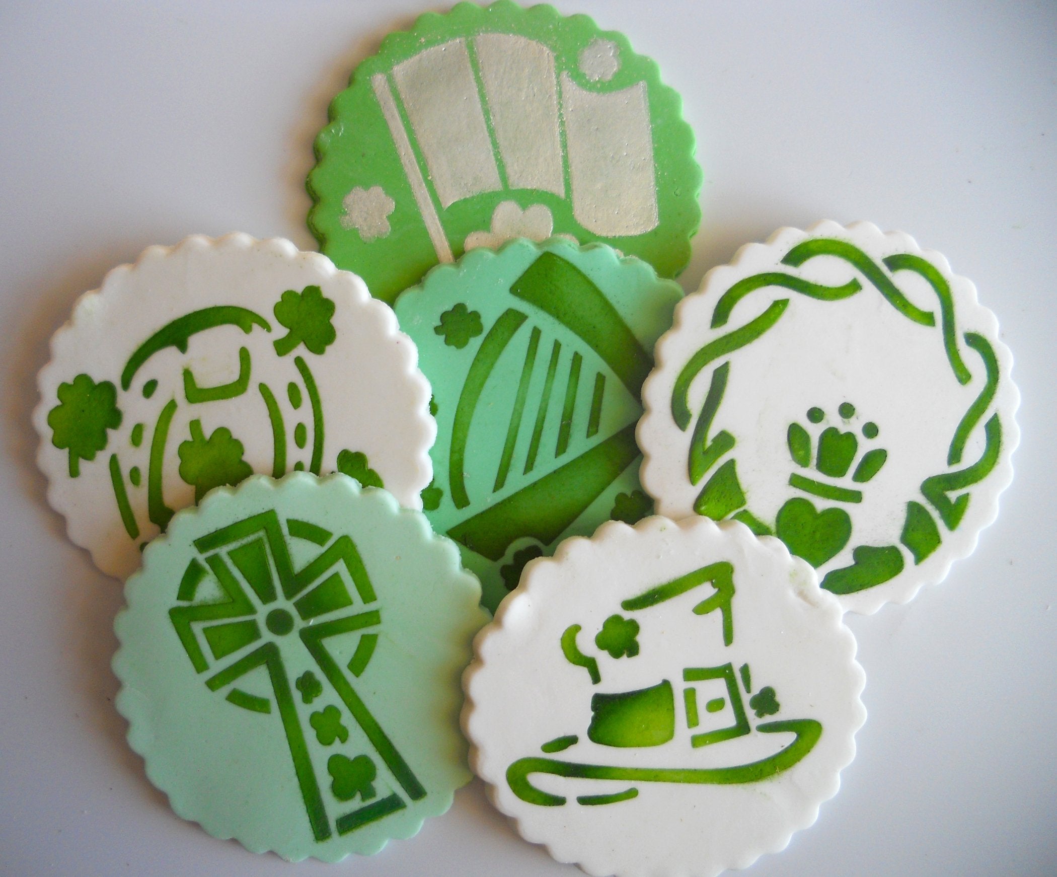 Designer Stencils Irish Celtic St. Patrick'S Day Cookie Stencil (Large), Beige/Semi-Transparent