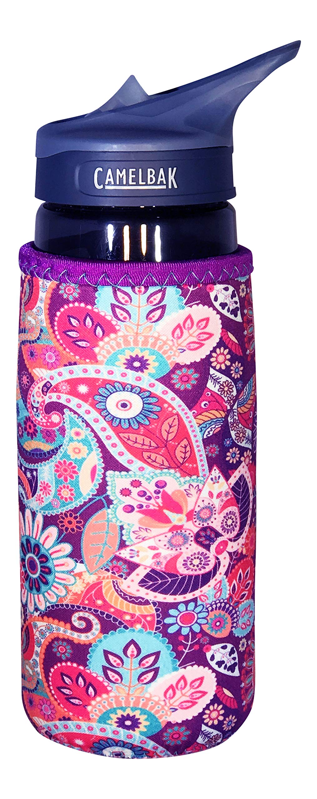 Koverz Neoprene 24-30 Oz Water Bottle Insulator Cooler Coolie - Paisley