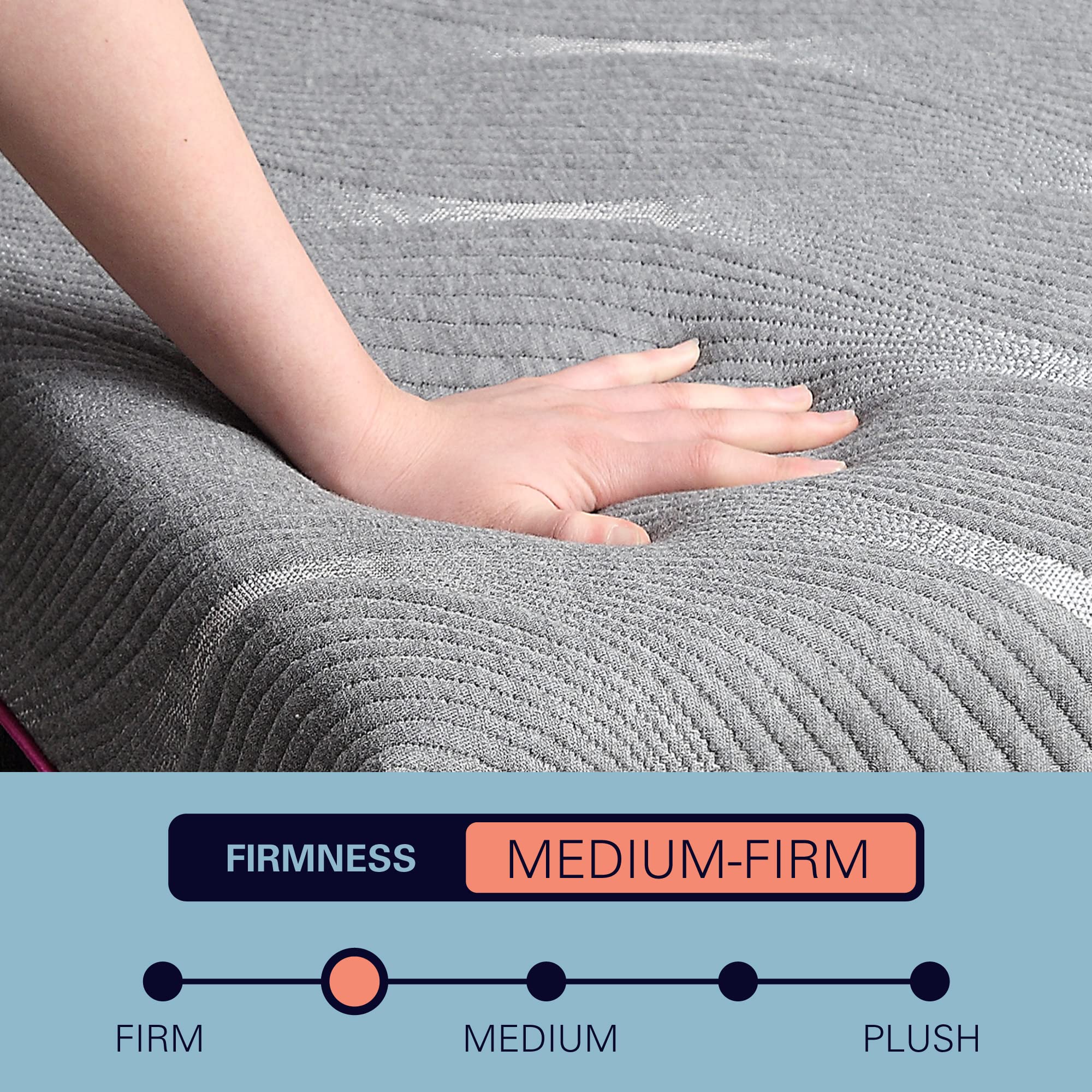 Bridgevine Home 11 Inch Talalay Latex Memory Foam Mattress, Anti-Inflammatory Copper Infused Memory Foam Technology, Adaptive Sl