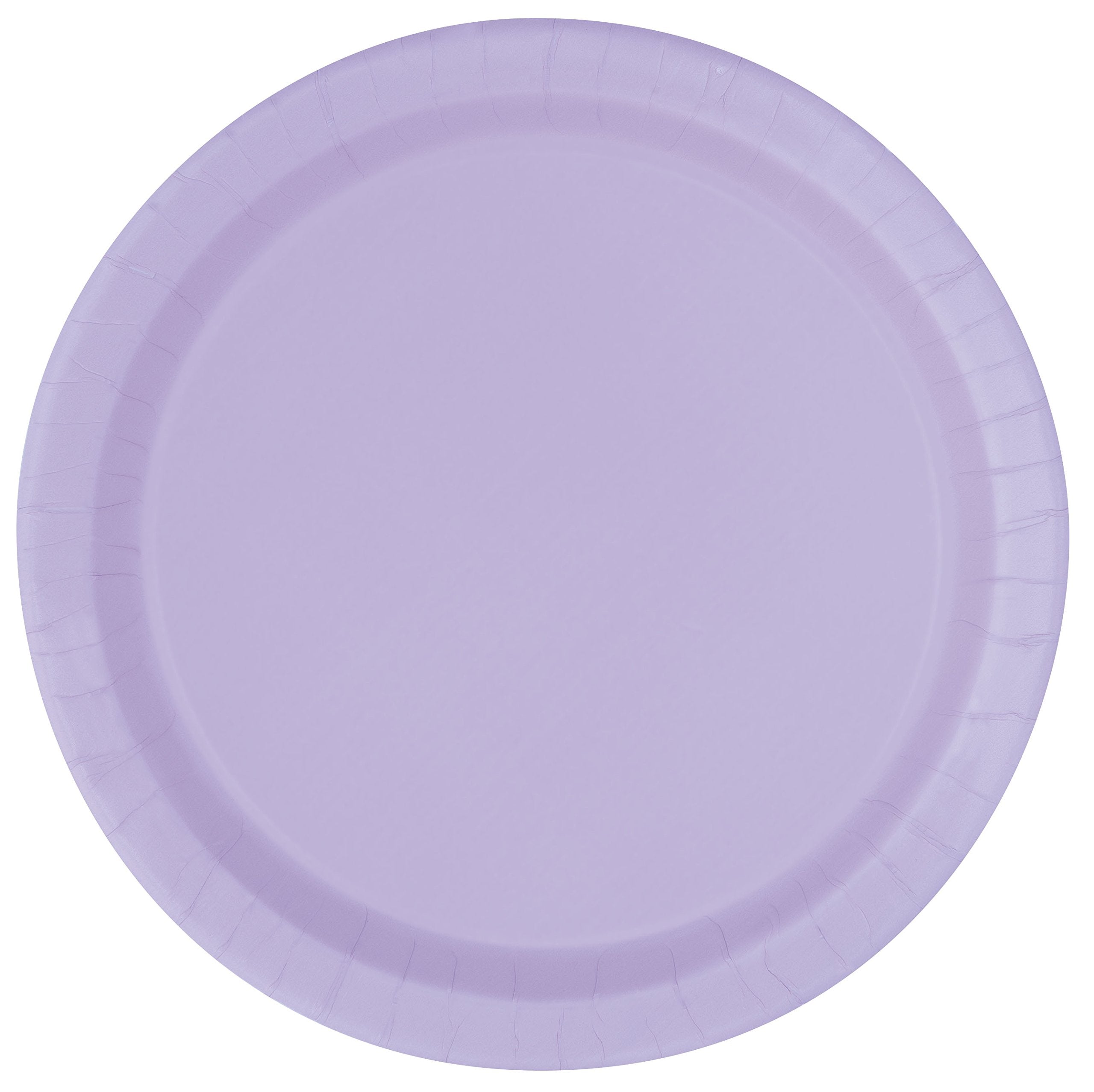 Lavender Solid Round Dinner Plates - 9'' (Pack Of 16) - Premium Quality - Perfect For Parties & Events