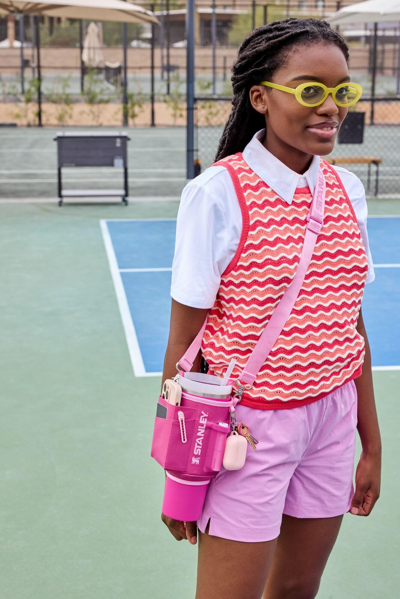Stanley All-Day 40Oz Quencher Carry-All Fuchsia