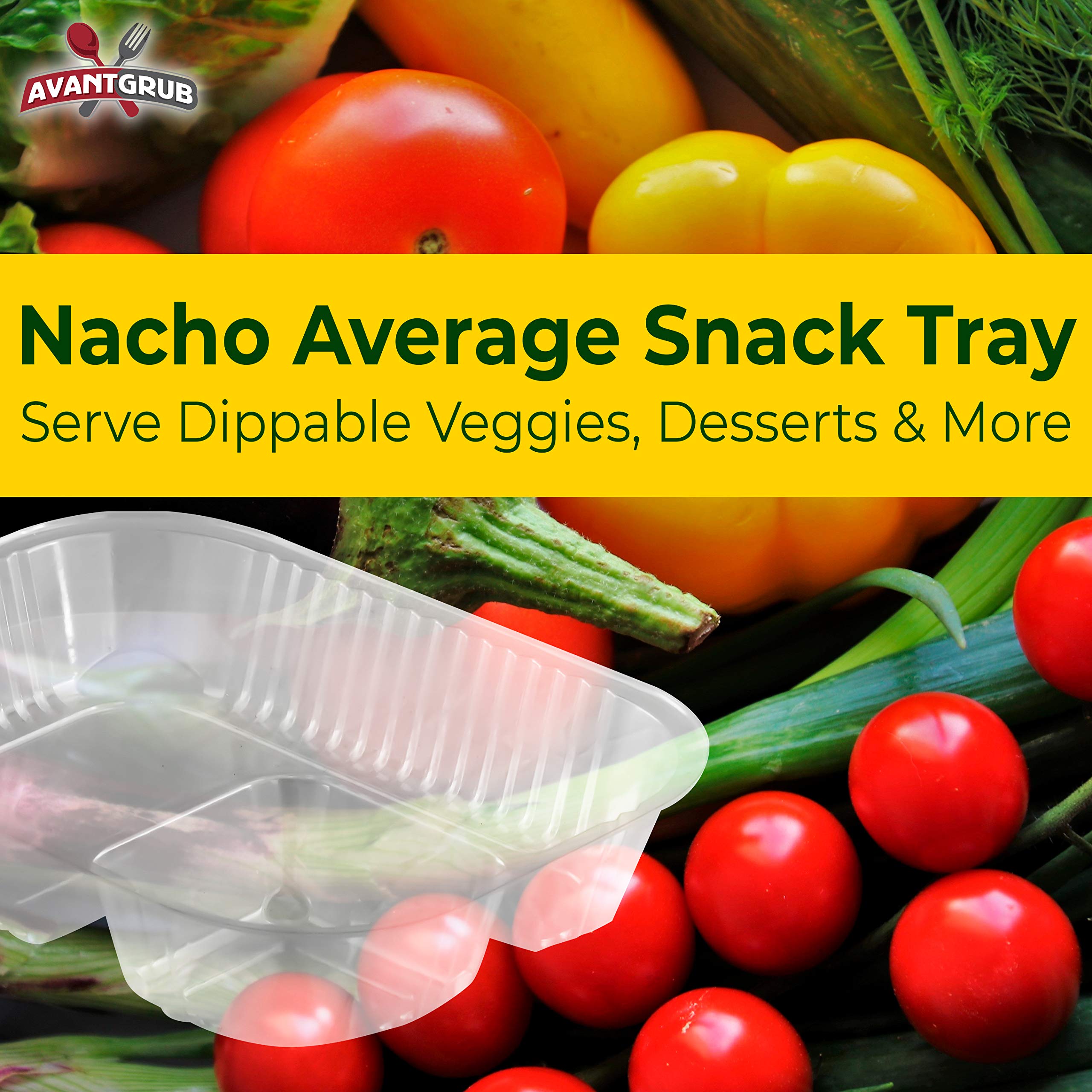 Anti-Spill  Large 6x8 Inch Plastic Nacho Trays 25 Pack. Reusable 2 Compartment Boats Great for Dips  Snacks  Fair Foods. Portable Nacho Chip Holders for School Carnivals  Parties  Concession Stands