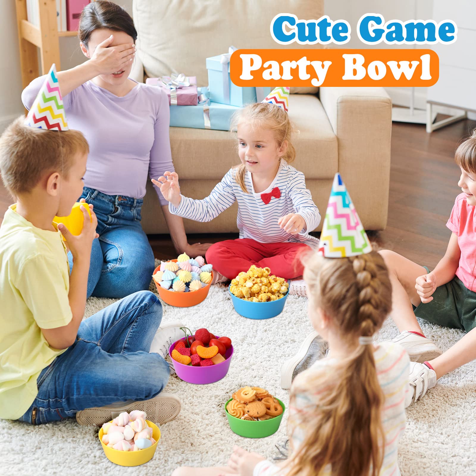 Foaincore Kids Plastic Bowls Plastic 10 Oz Cereal Bowls Snack Bowls Kids Bowls Microwave Dishwasher Safe Toddler Bowls Colorful