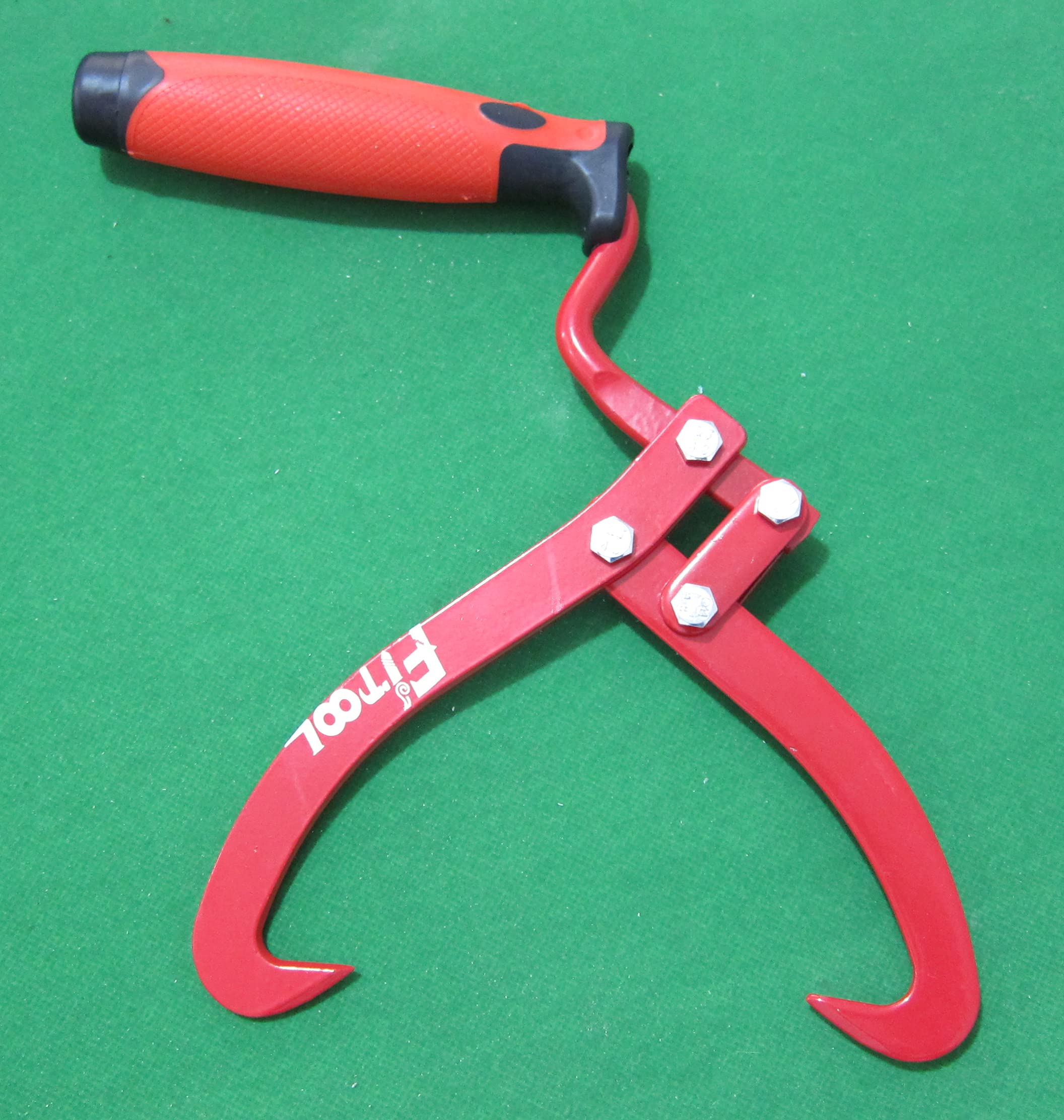 FITOOL 7 Inches (180MM) Log Tongs  Log Carrier  Log Lifting Hook  Timber's Tongs for Lifing Logs  Total Length 13.8 Inches