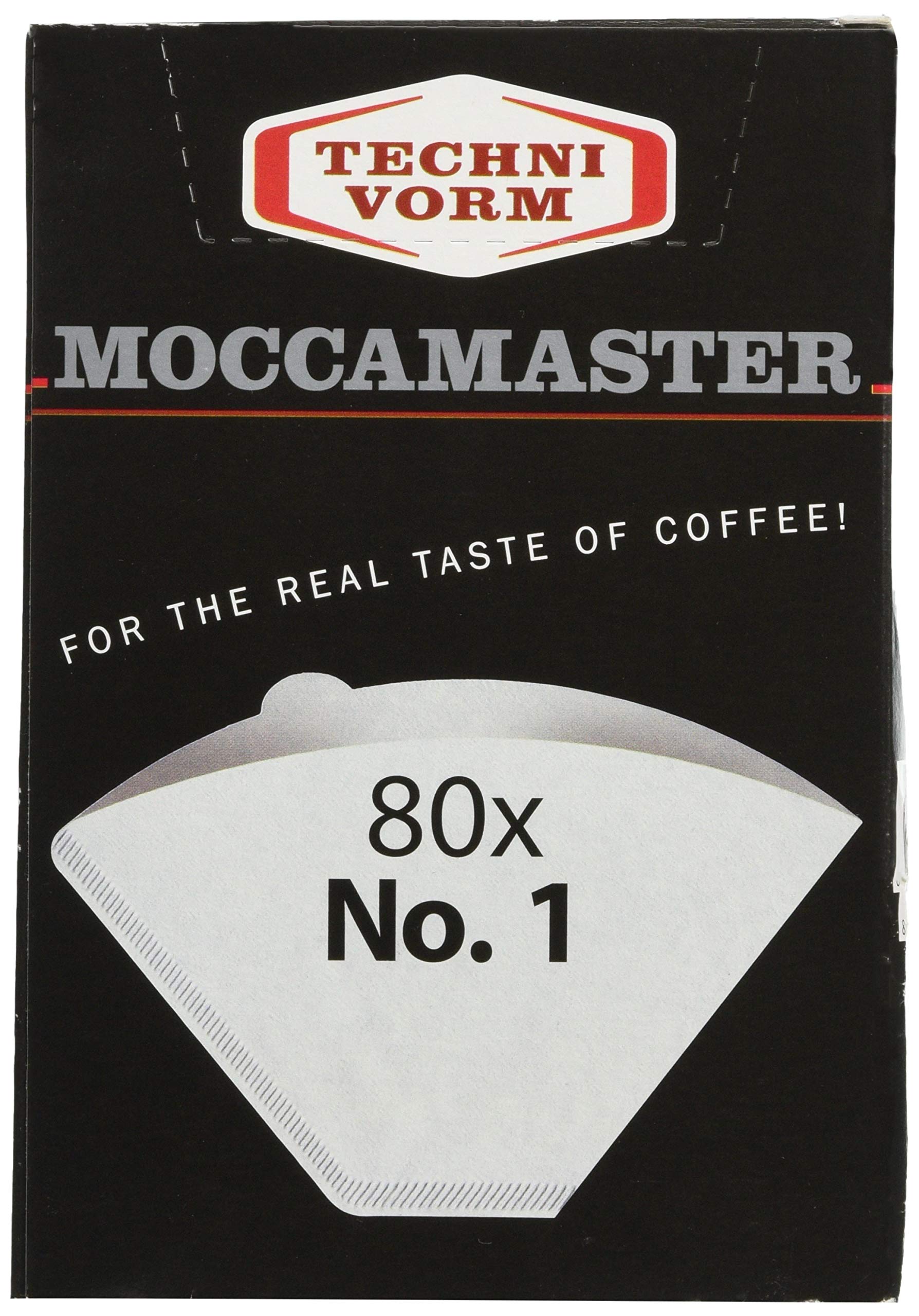 Technivorm Moccamaster 85090 Cup-One Paper Filters, 80 Count, White