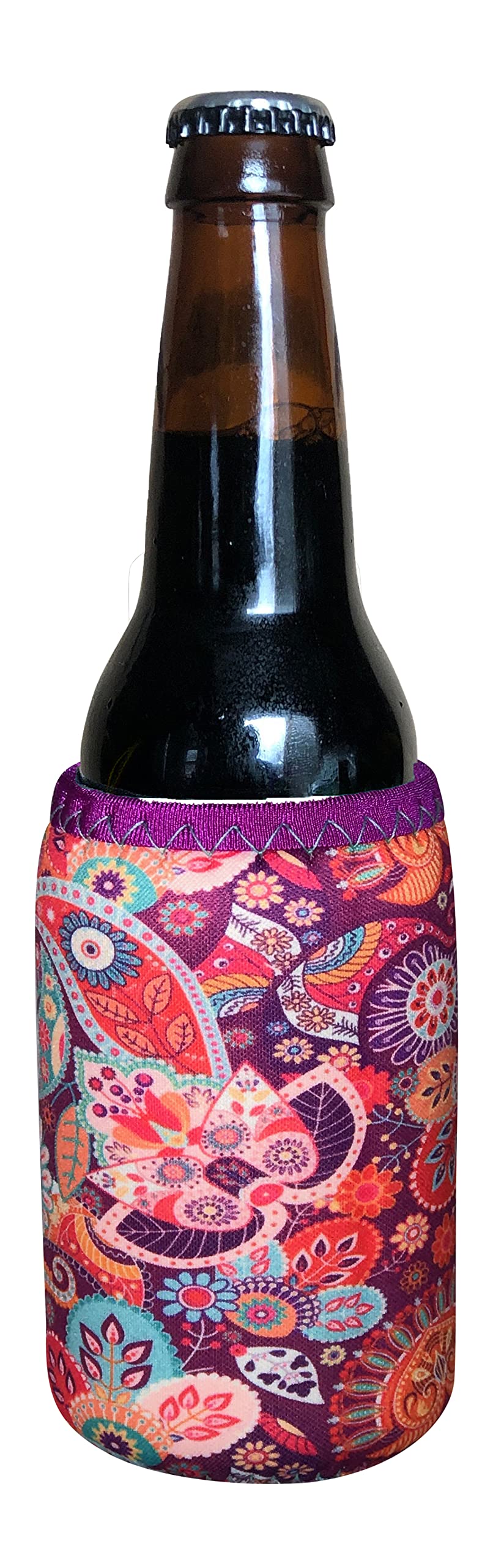 Koverz Neoprene 12 Oz. Can/Bottle Coolie Insulator - Choose Your Style! - Midnight Mums
