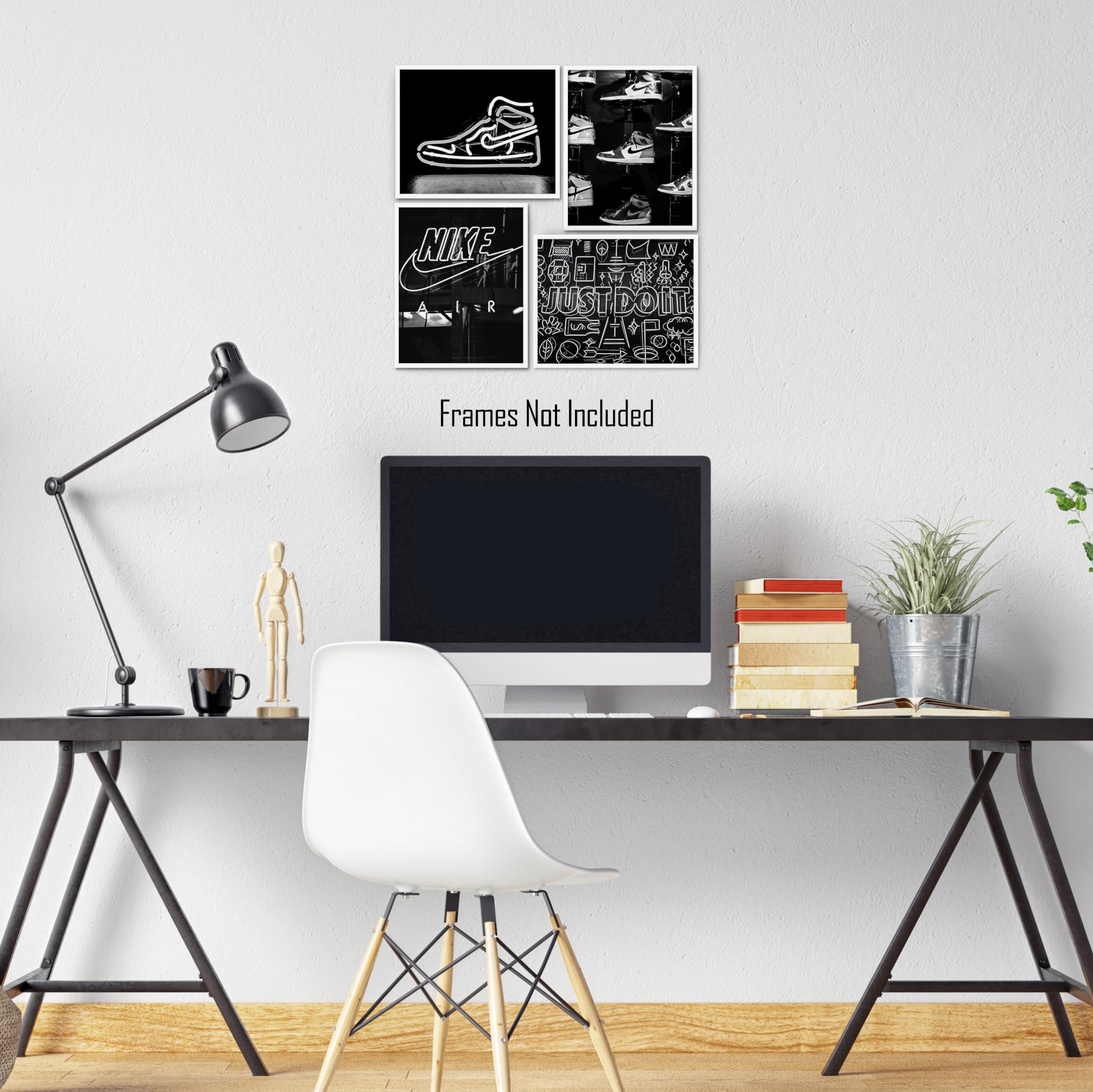 Generic Sneaker Posters (Unframed 8 X 10 Set Of 4) Hypebeast Wall Art Shoe Decor Sneakerhead Room Decor Air Aj Teen Boy Room Gir