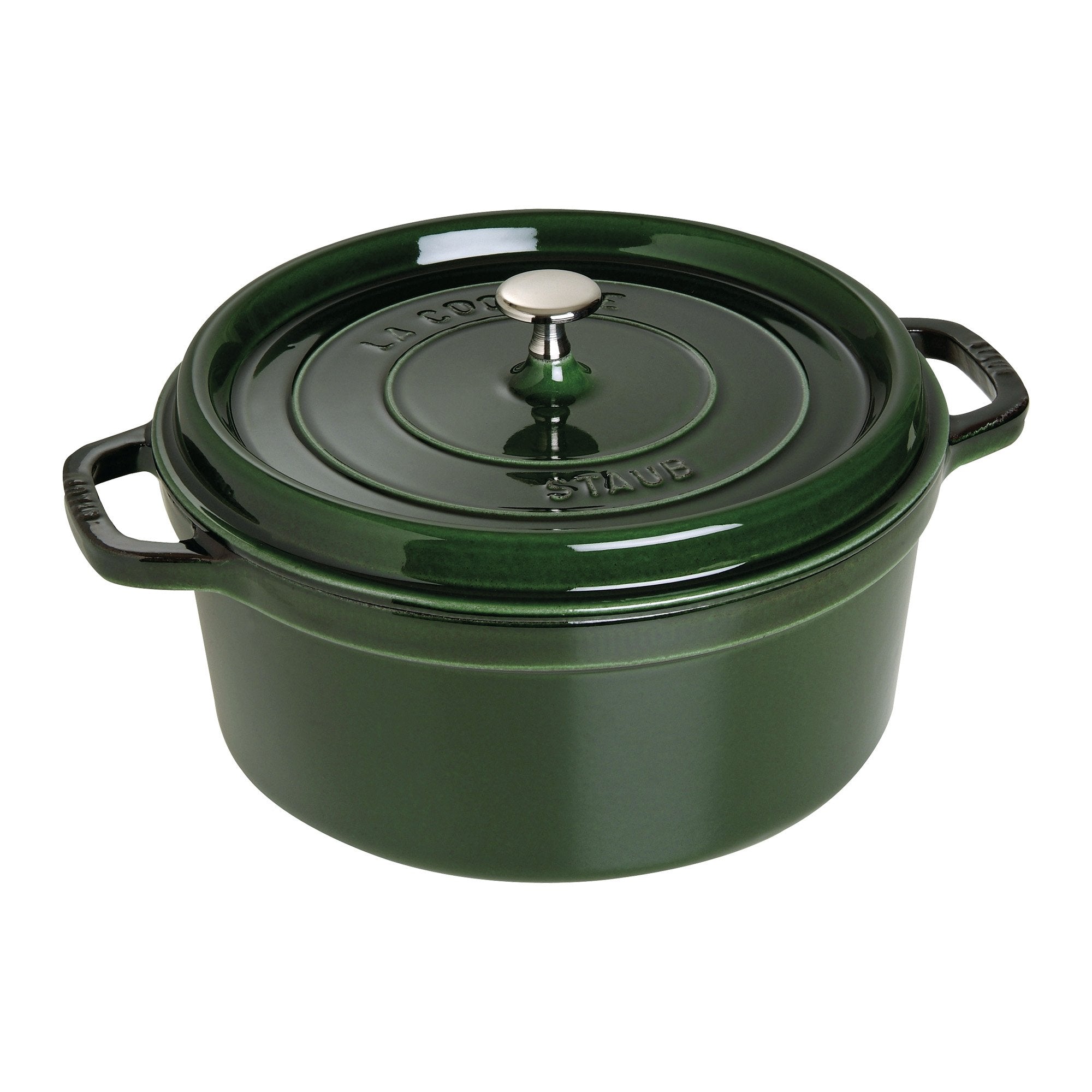Staub Cast Iron Cocotte, 6-1/4-Quart (Basil)