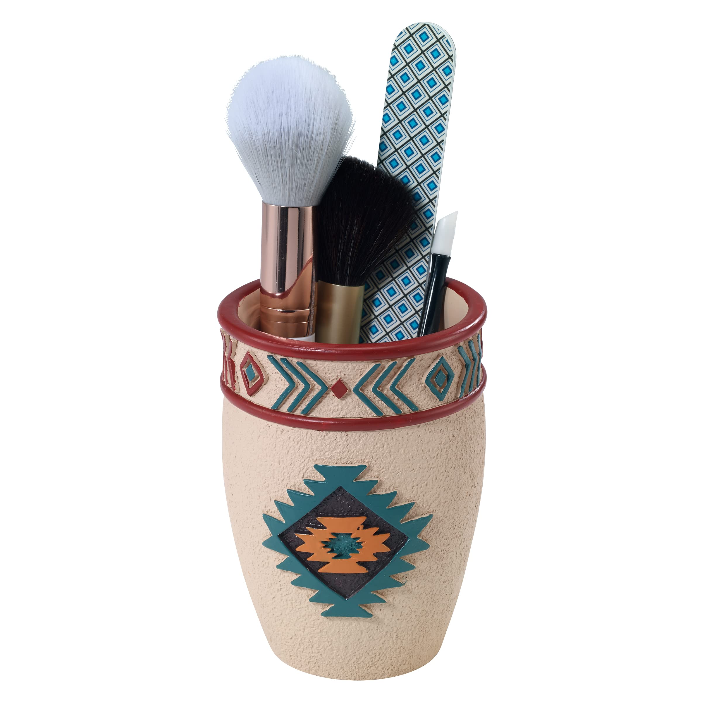 Avanti Linens - Tumbler, Guest Bathroom Essentials, Aztec Home Decor (Navajo Dance Collection)