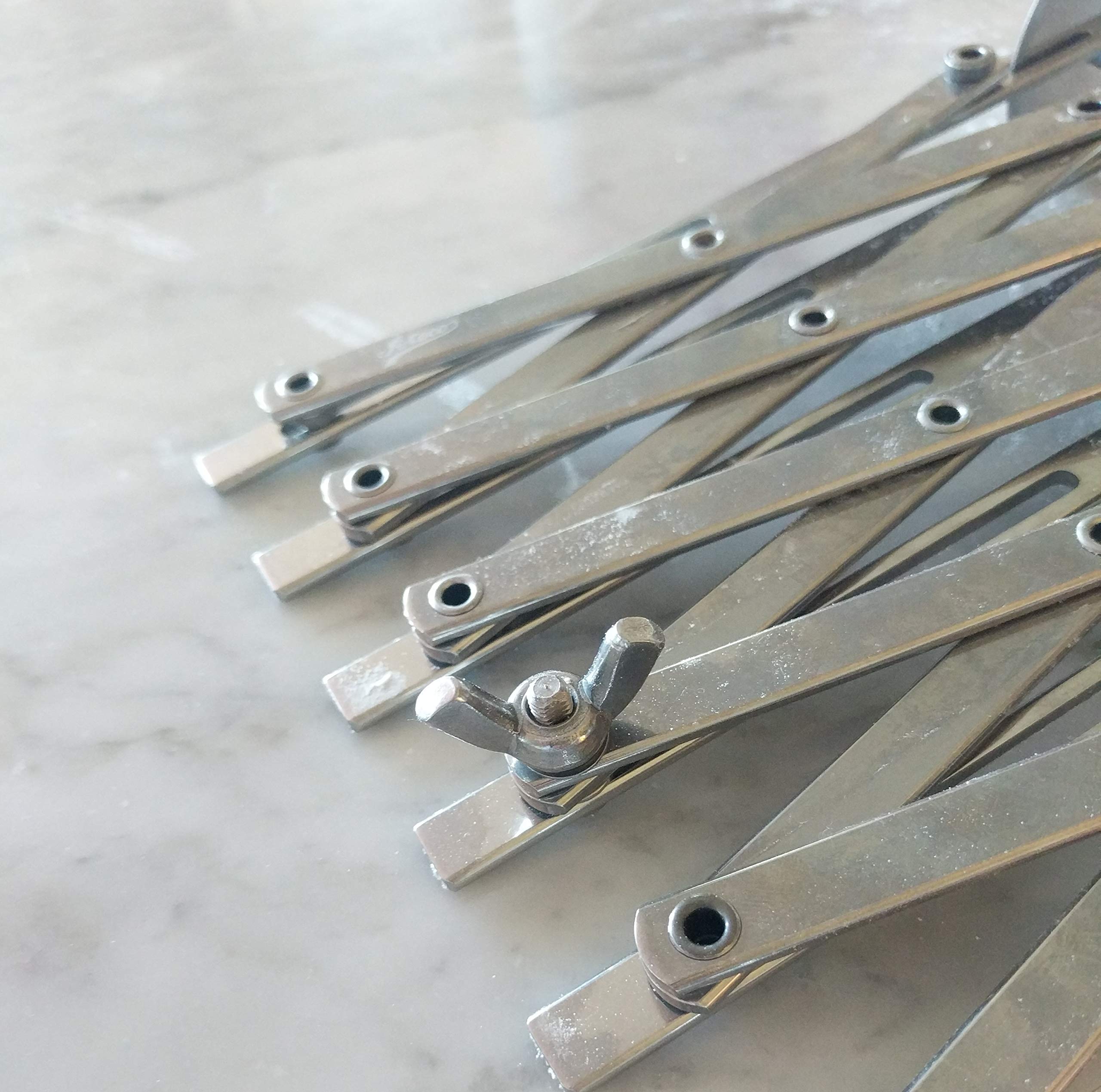 Ateco 7 Wheel Stainless Steel Cutter  2 1/8 Inch Wheels