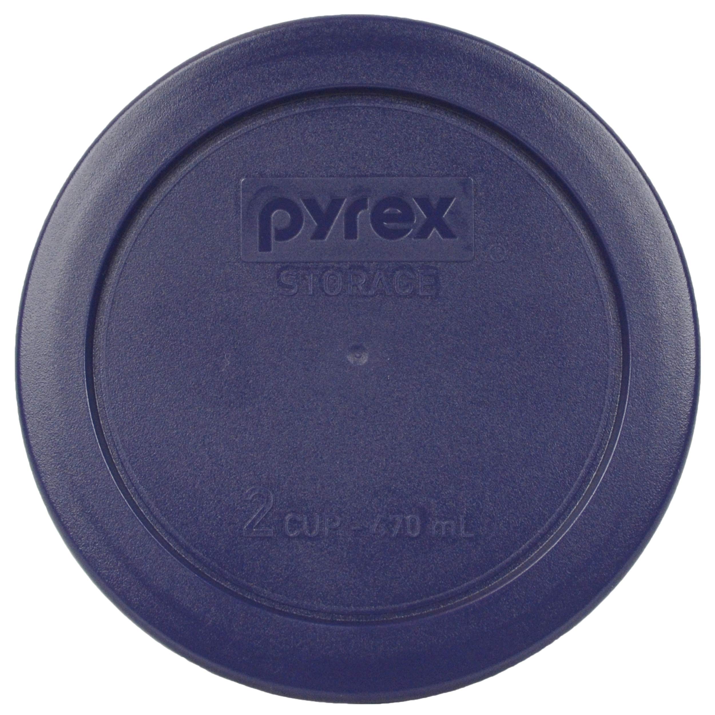 Pyrex Replacement Lids Set - 1 Cup, 2 Cup, 4 Cup - Blue, Plastic - Genuine Made in USA