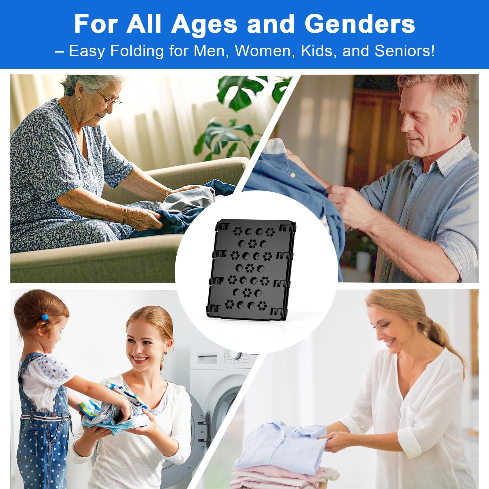 BoxLegend V3 Shirt Folder Board Tshirt Clothes Folder Folding Board Durable Laundry Sorter Helper Liner, Green