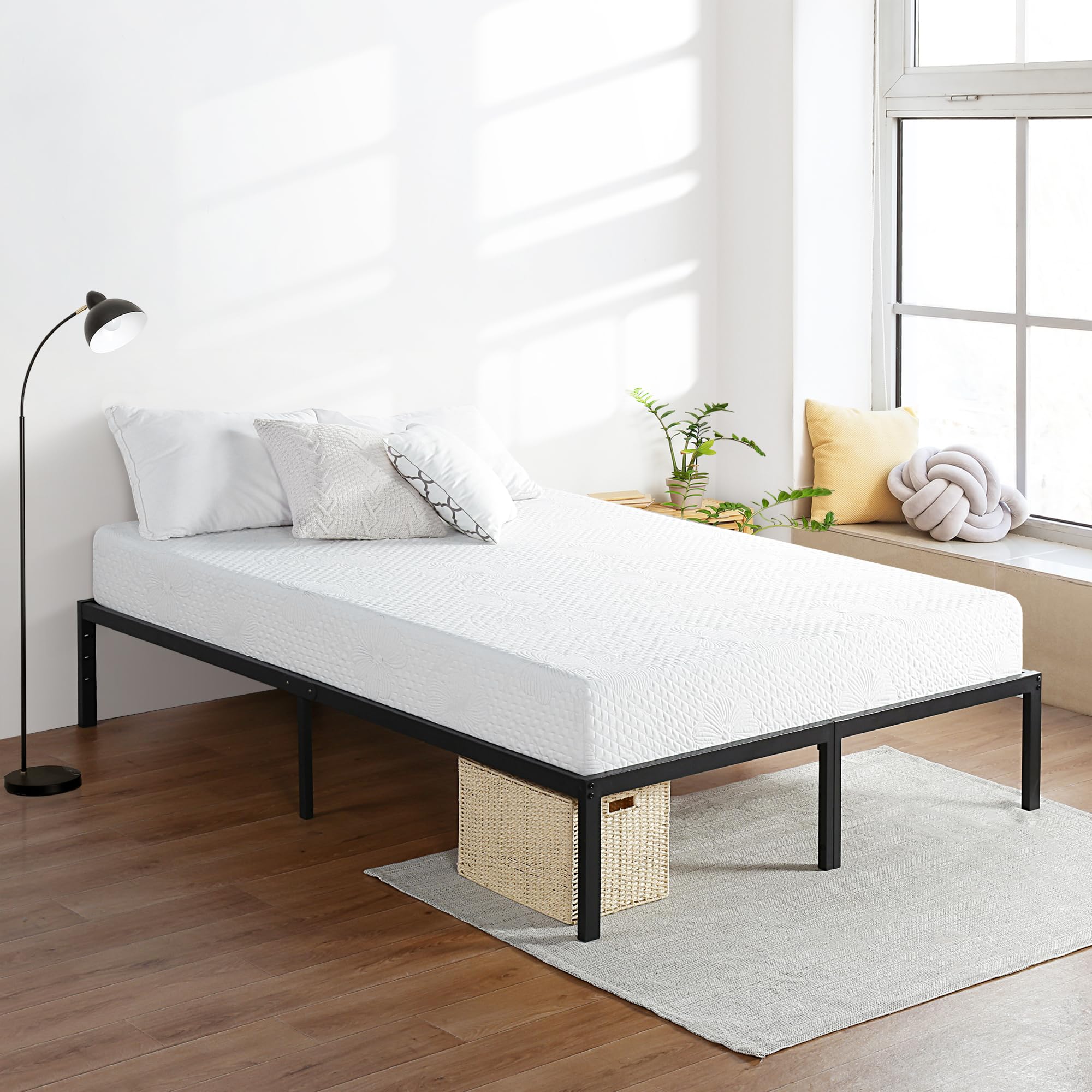 Olee Sleep Full Mattress  8 Inch Gel Memory Foam Mattress  Gel Infused for Comfort and Pressure Relief  CertiPUR-US Certified  Bed-in-a-Box  Medium Firm  Full Size
