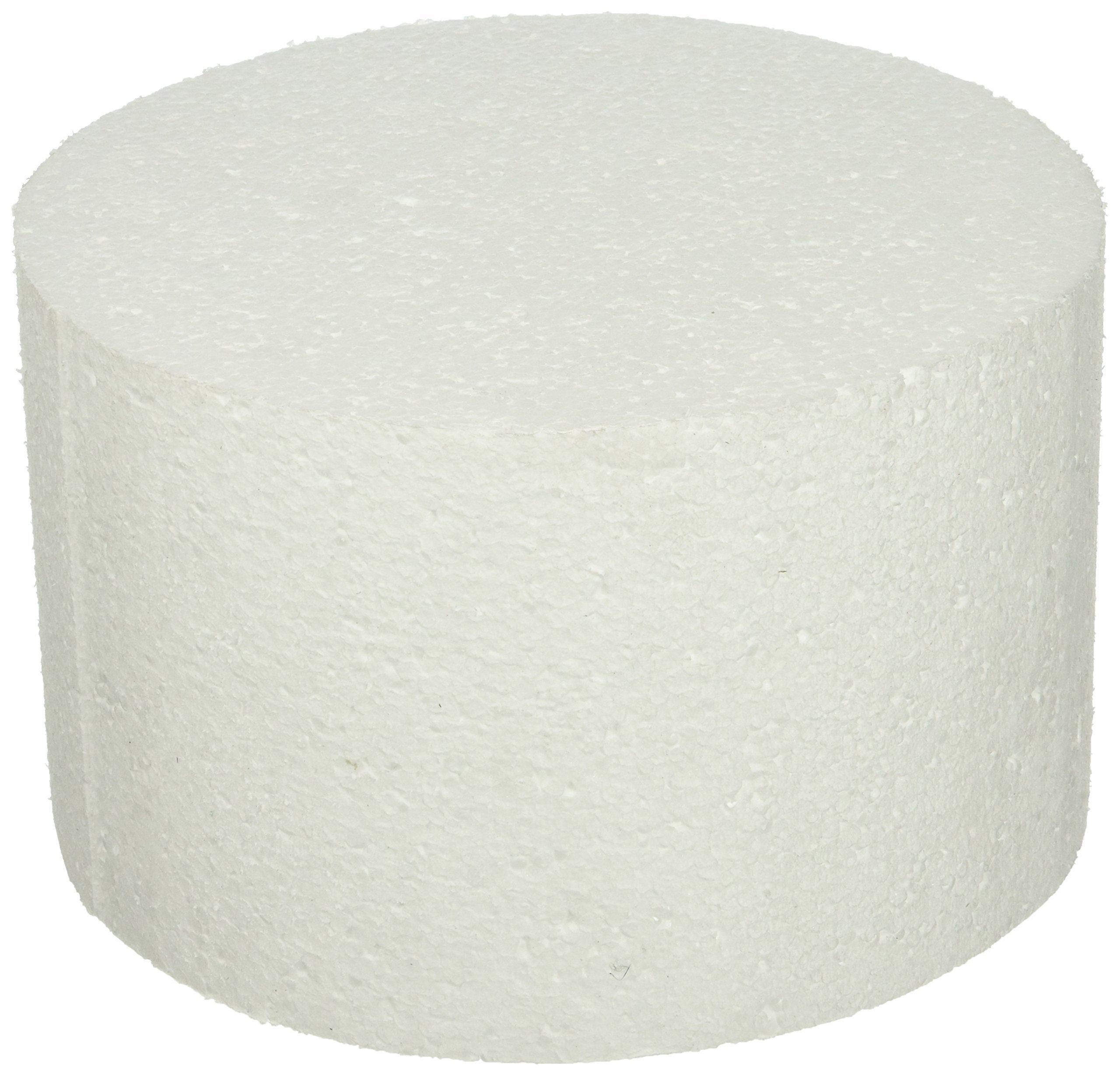 Oasis Supply Dummy Round Cake, 8 x 5, White