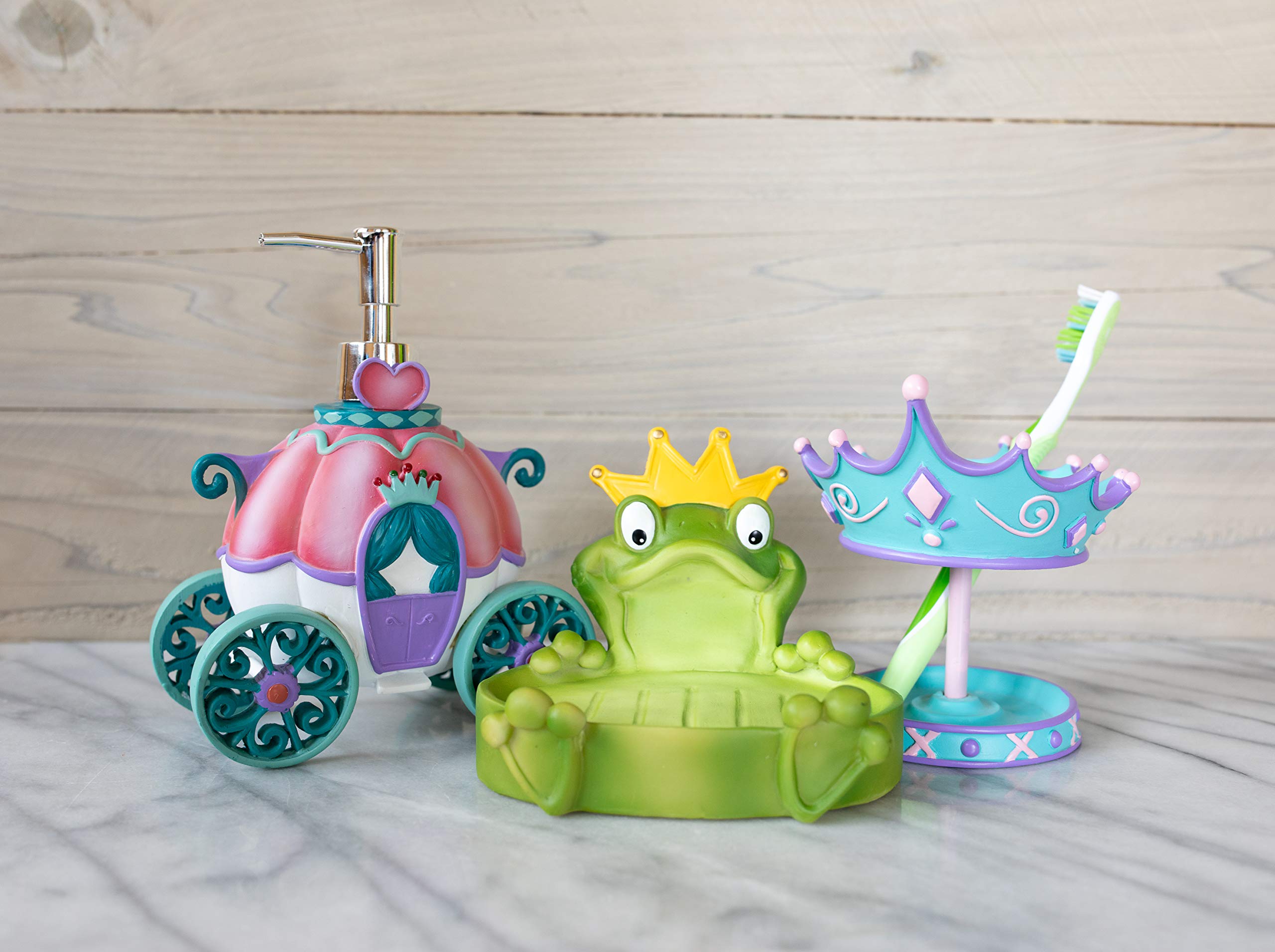 Borders Unlimited Frog Soap Dish Princess Camryn, Multi
