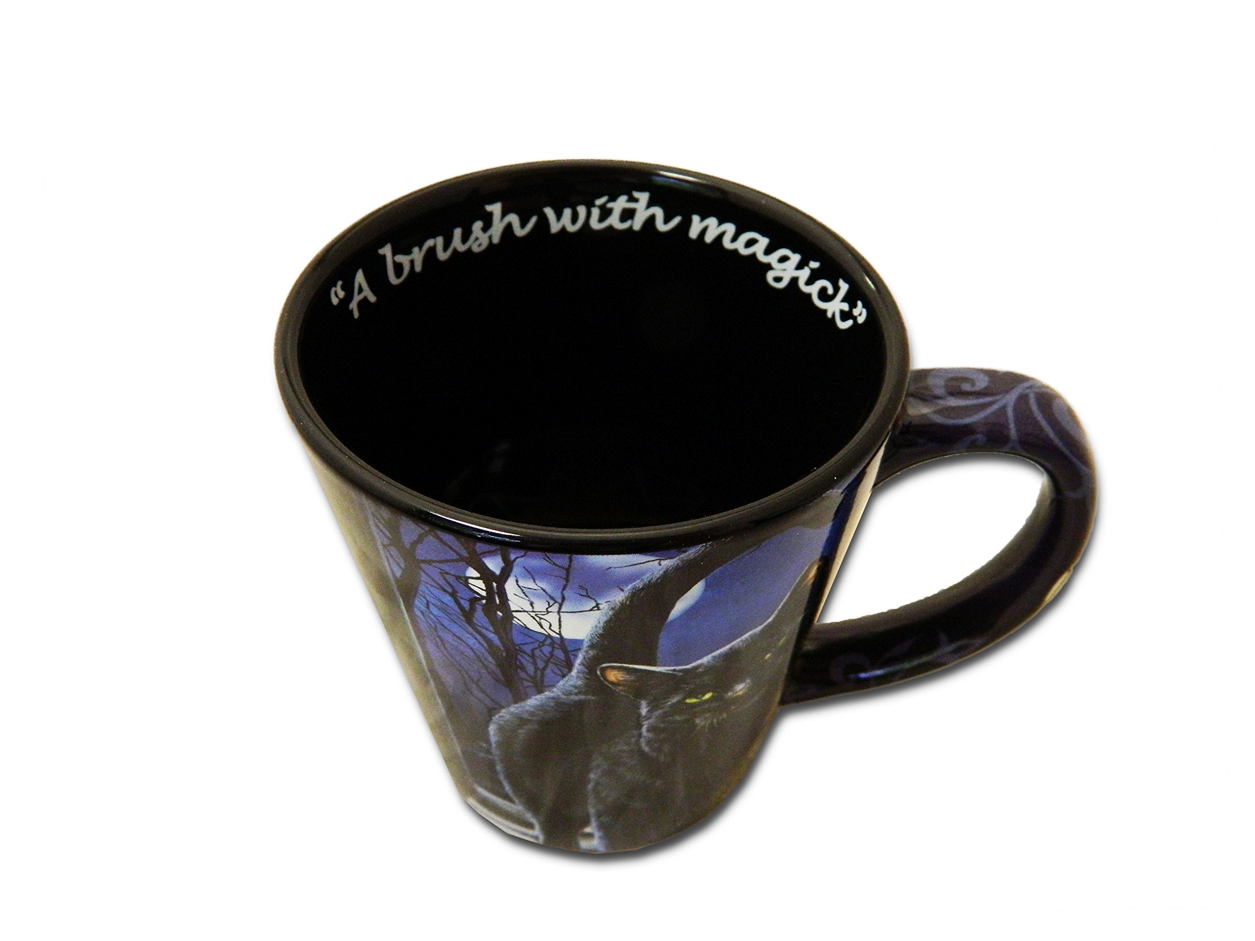 Lisa Parker Latte Mug 14 Oz - Cats A Brush With Magic