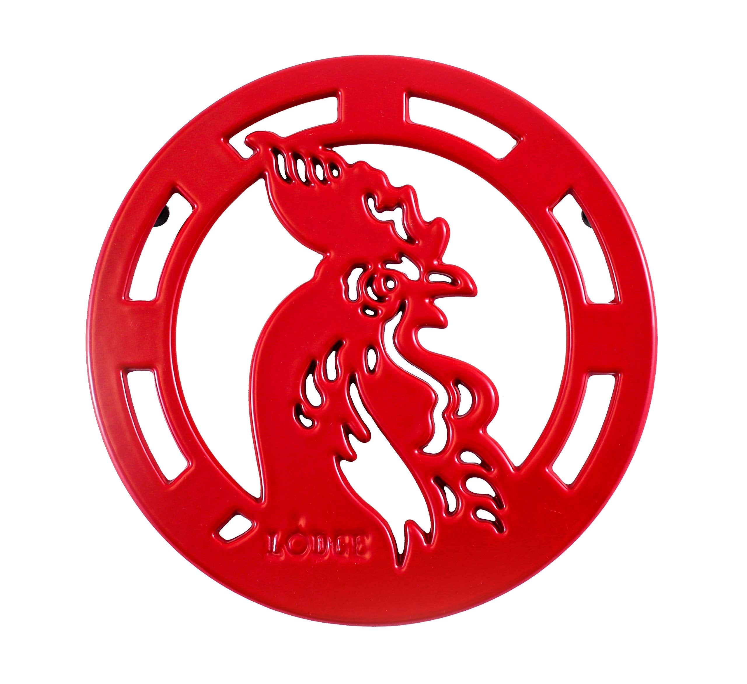Lodge Manufacturing 8 Red Rooster Trivet /EC8RT43
